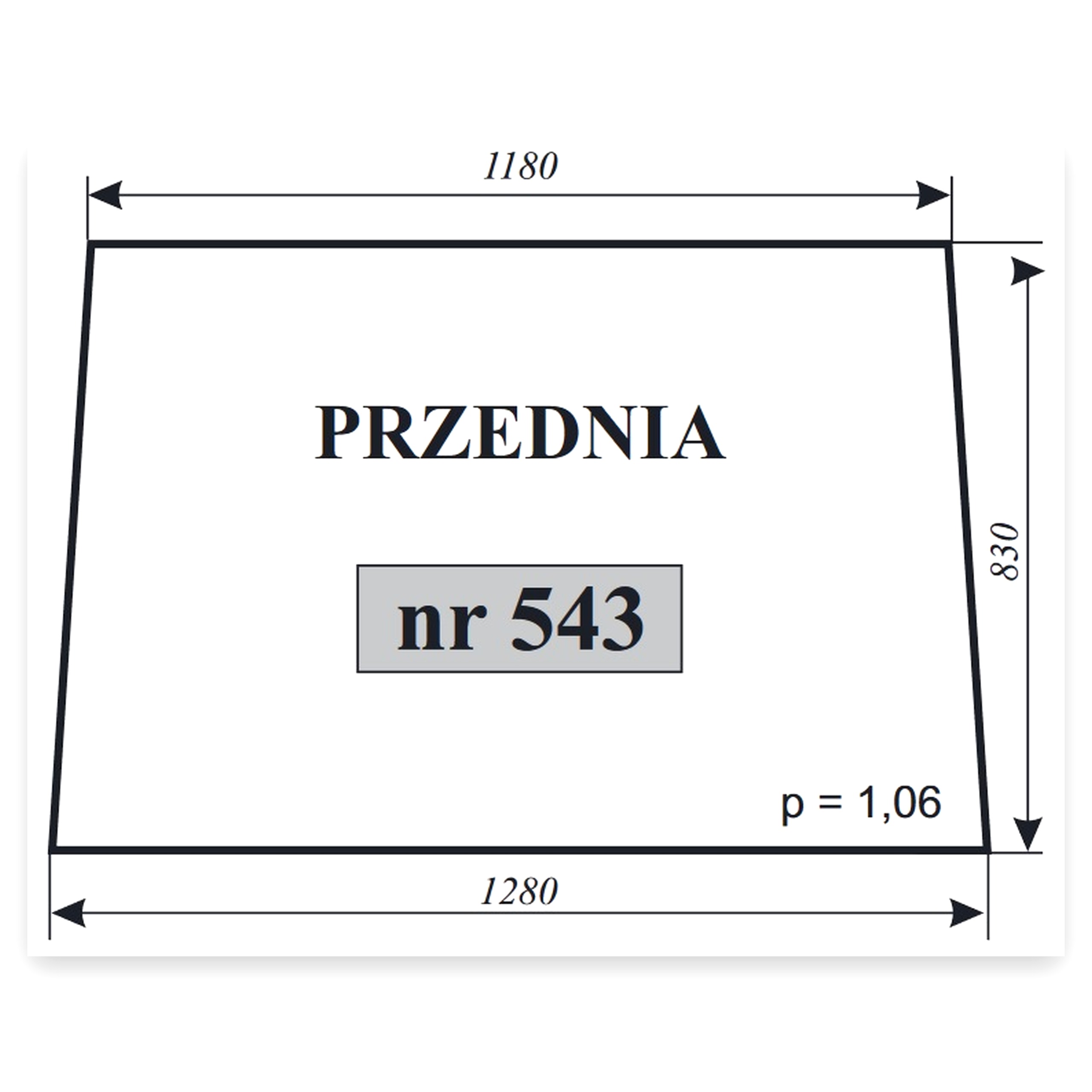 5ca22262b39e367157da490b200228e2.jpg Szyba przednia do ciągnika Zetor 5611