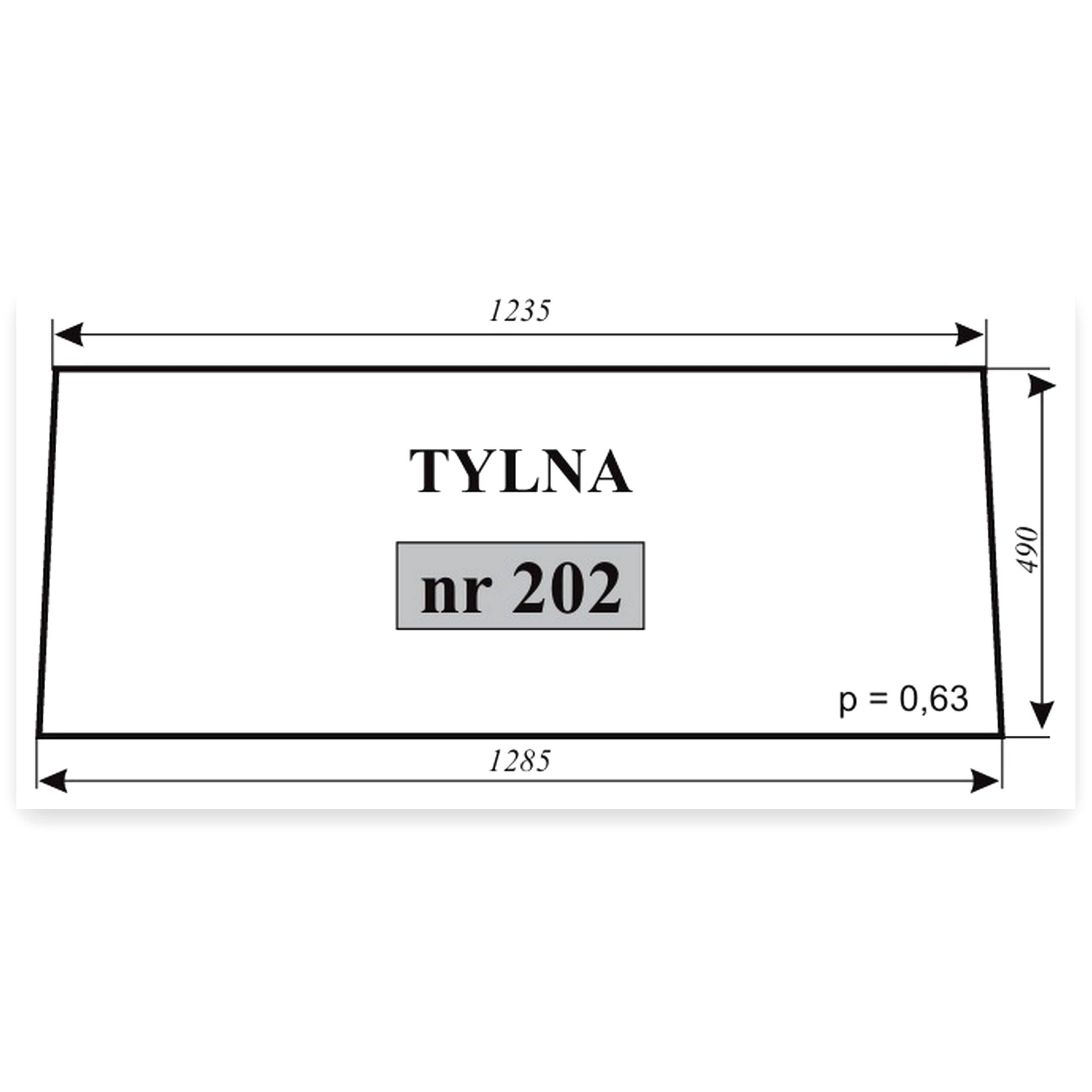 5dad87f05b5e7f9caba6fd6fbc12fd5e.jpg Szyba tylna do ciągnika Zetor 5011