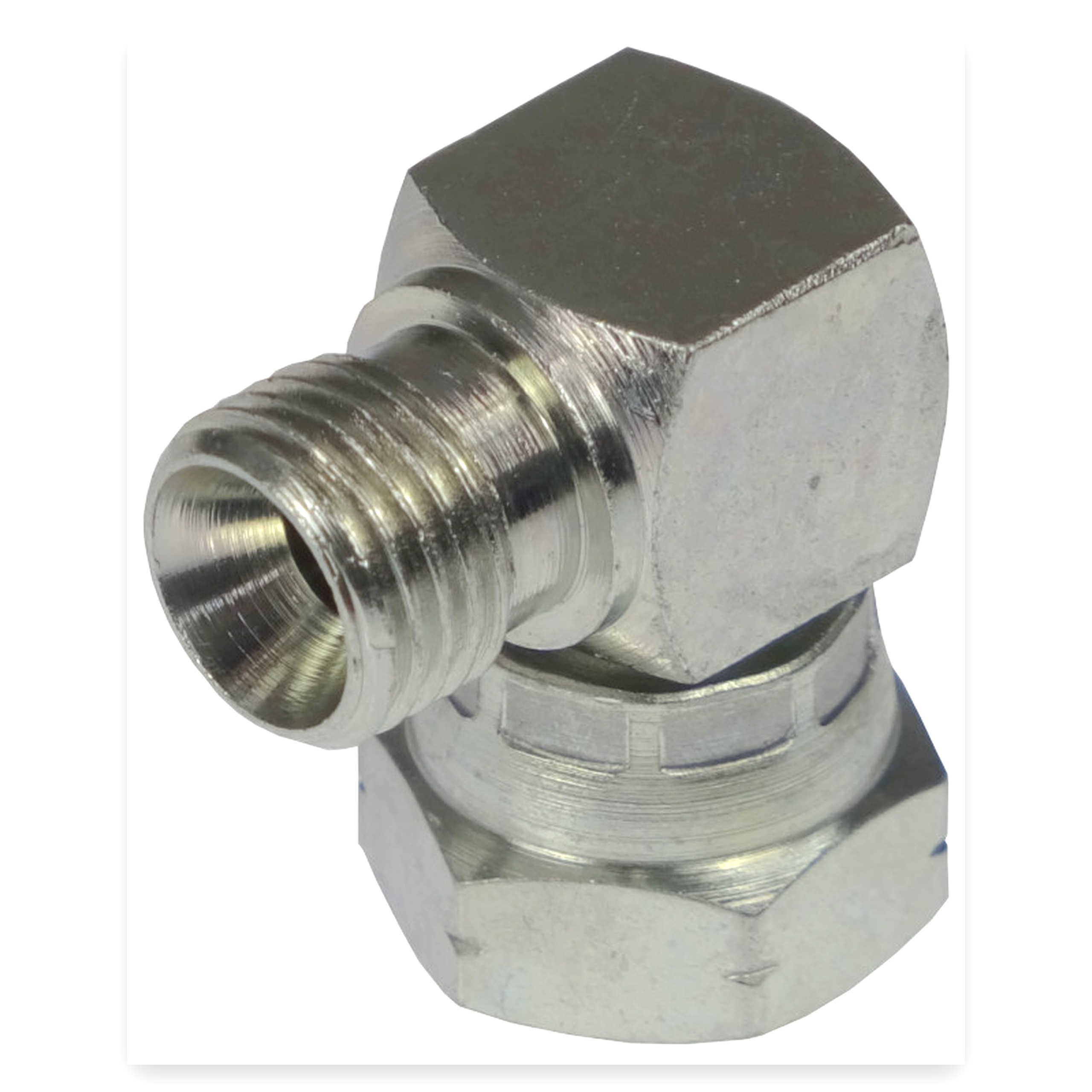 63070f412199c0c4868f90bcfc69e808.jpg Złącze - złączka hydrauliczna - kolanko 90 AB M14x1,5 - M14x1,5