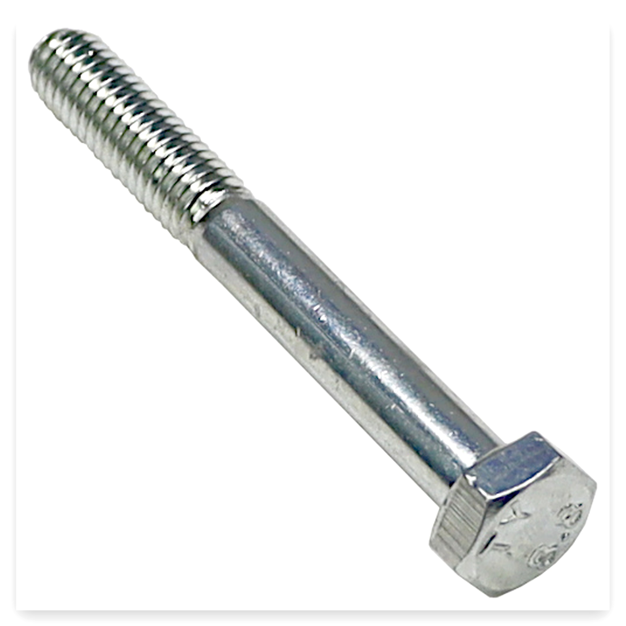 6384a8dd8940598eaa02c38947fa4bb1.jpg Śruba z łbem 6-kątnym niepełny gwint M6x50 kl.8.8 DIN931 ocynk biały