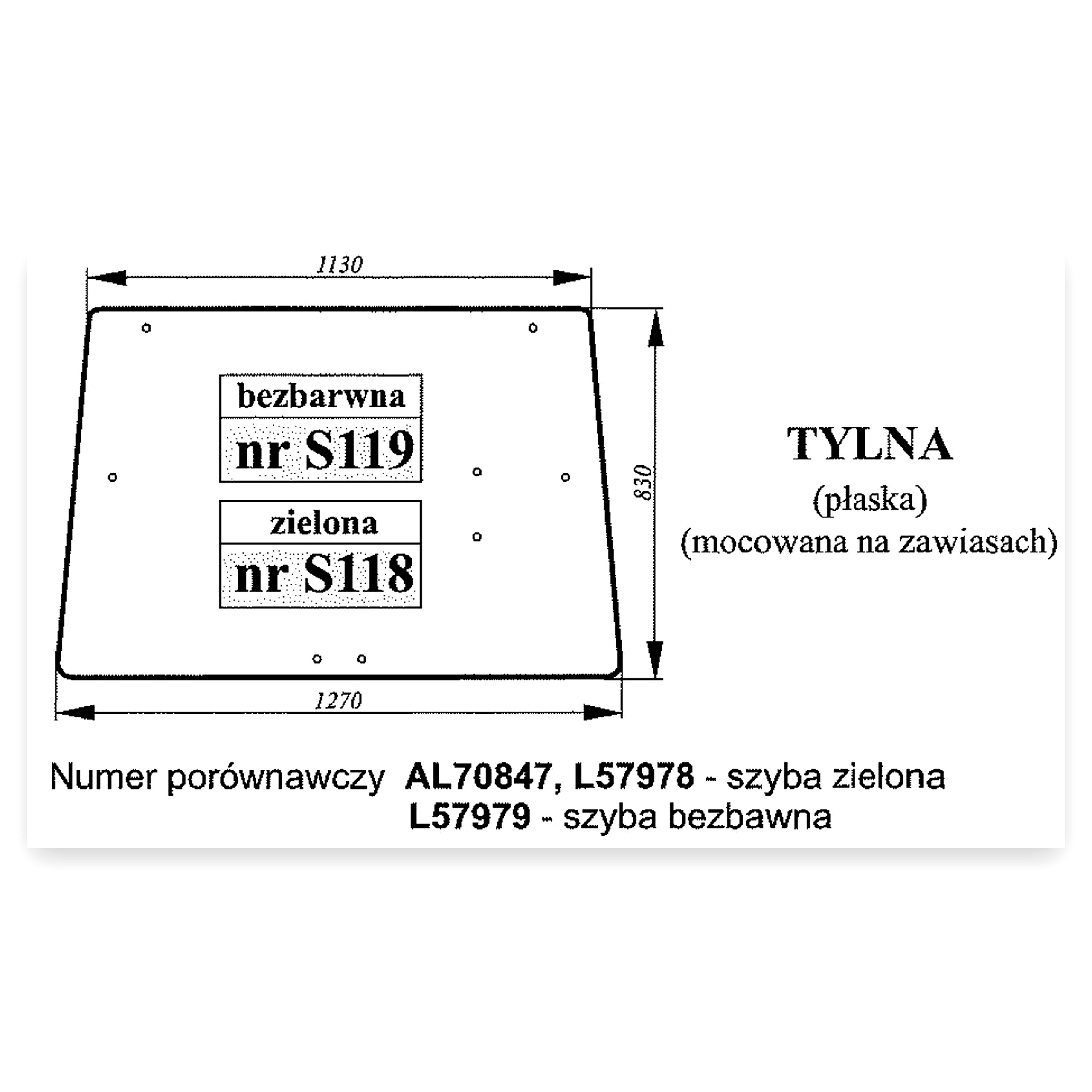 6854679c82a531c71424843e7e73801d.jpg Szyba tylna płaska do ciągnika John Deere L57979