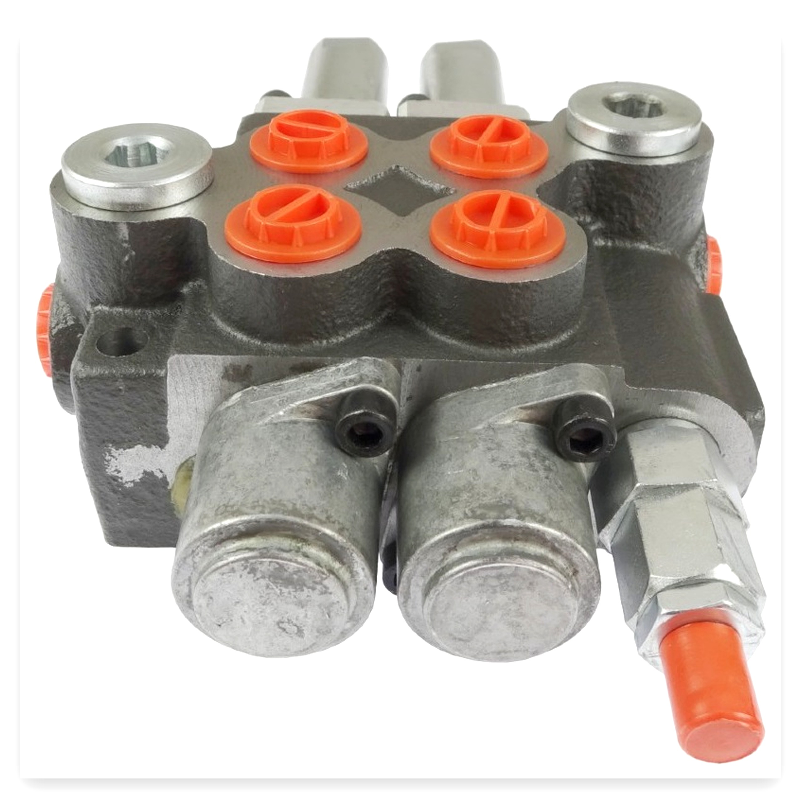 6be39097fc422bd2638aaa76c31d0bd6.jpg Rozdzielacz hydrauliczny dwusekcyjny ( 2-sekcyjny ) 40 L/min na linki
