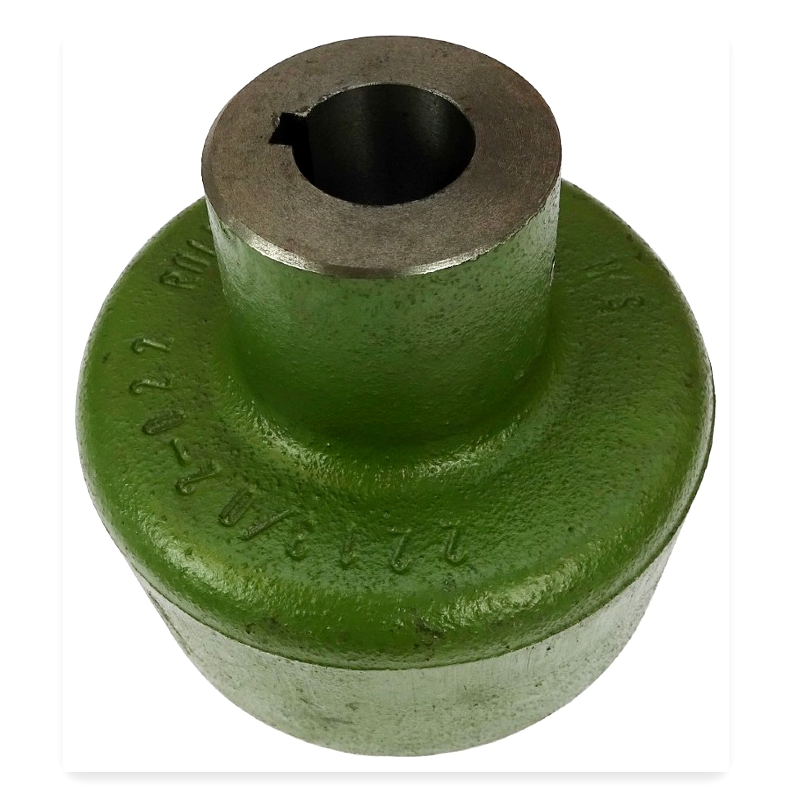 6beed06fc60d61f5b127affabffb91a8.jpg Końcówka sprzęgła kielich na wpust 8 mm rozrzutnik obornika Rolmus