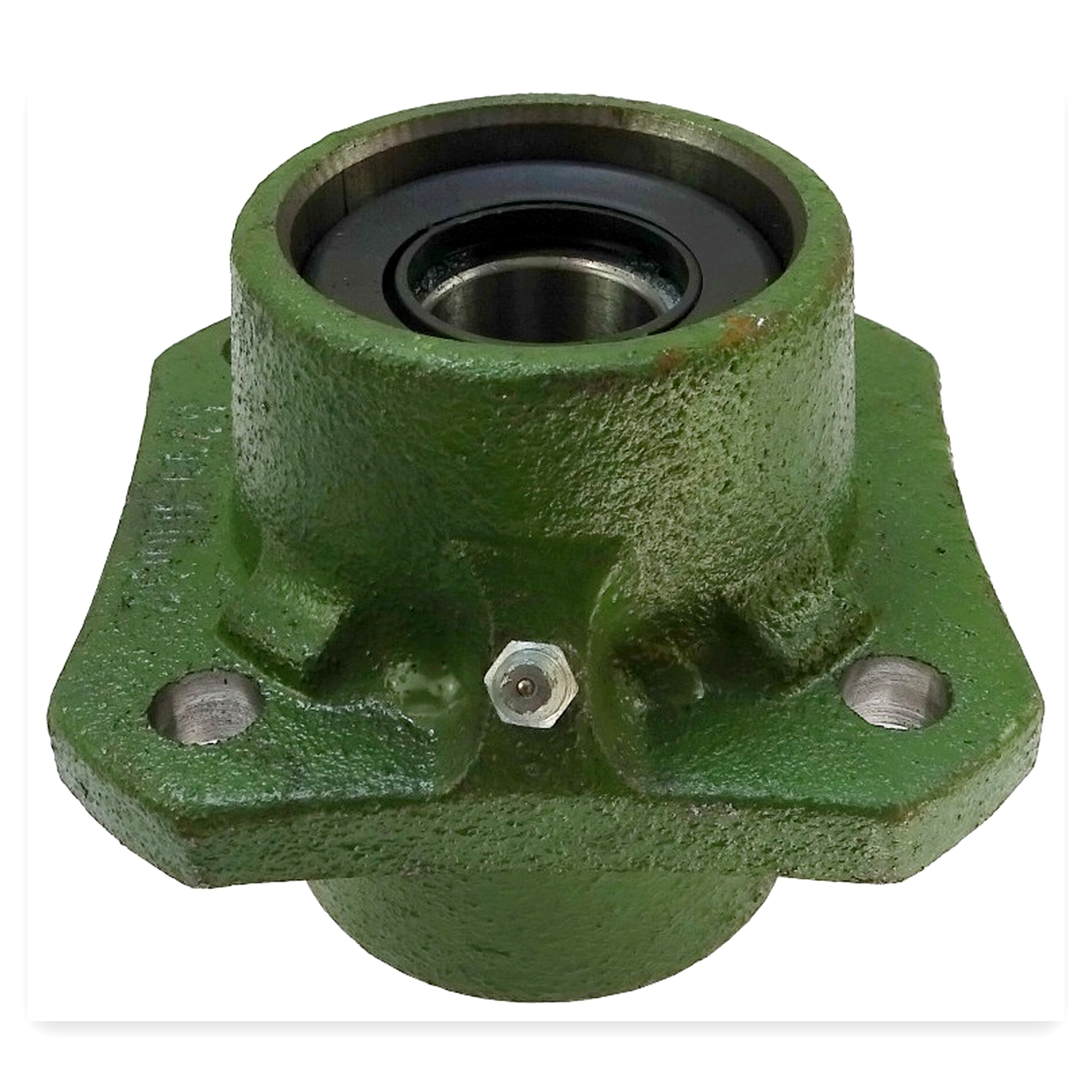 6ec84fe020f5eeae11ac0baad5dc5584.jpg Piasta koła przetrząsarki PZK 400x10 ułożyskowana kompletna Rolmus