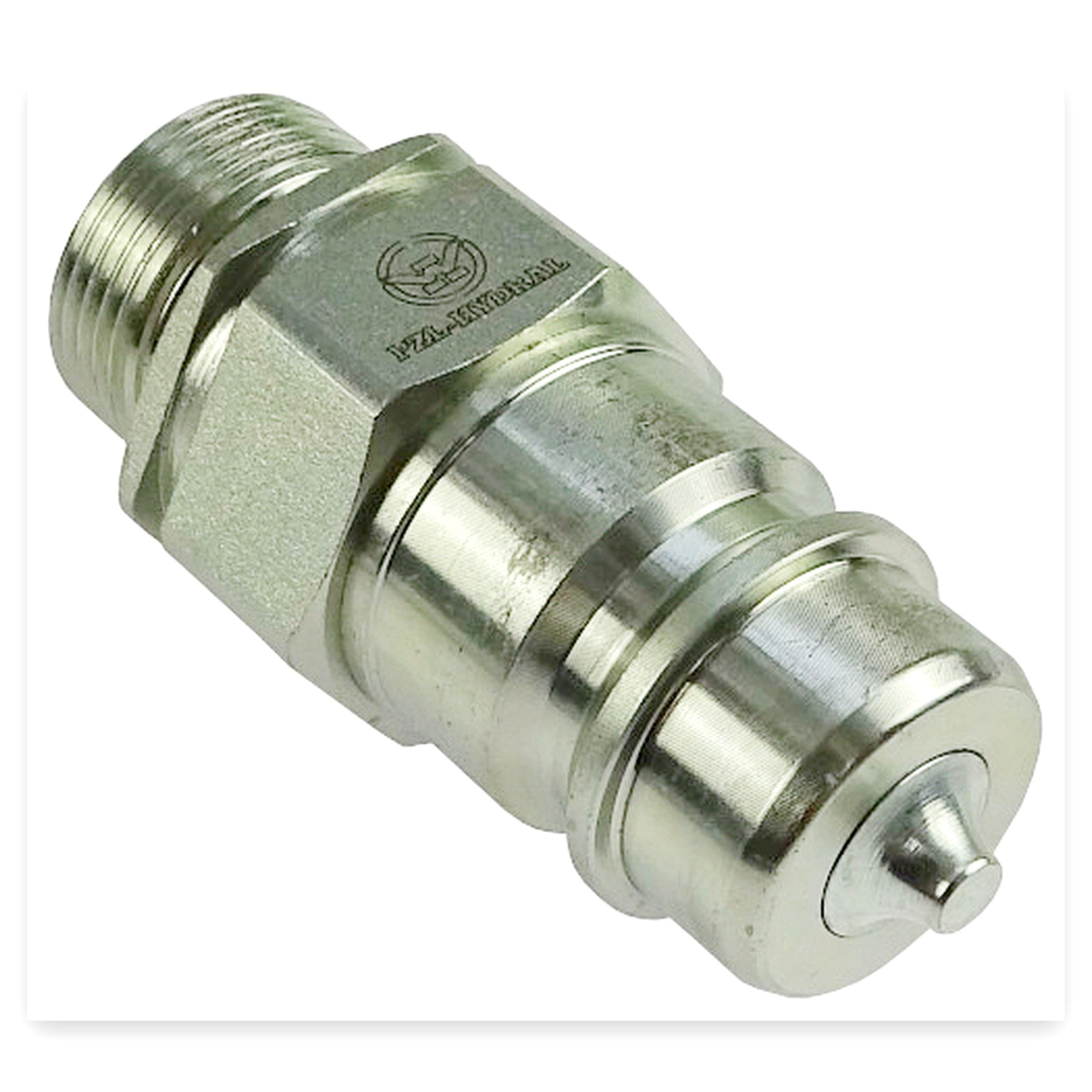 74c0275d9634fcea1c8a38db464db8a0.jpg Szybkozłącze hydrauliczne wtyczka M22x1.5 gwint zewnętrzny EURO ( W)