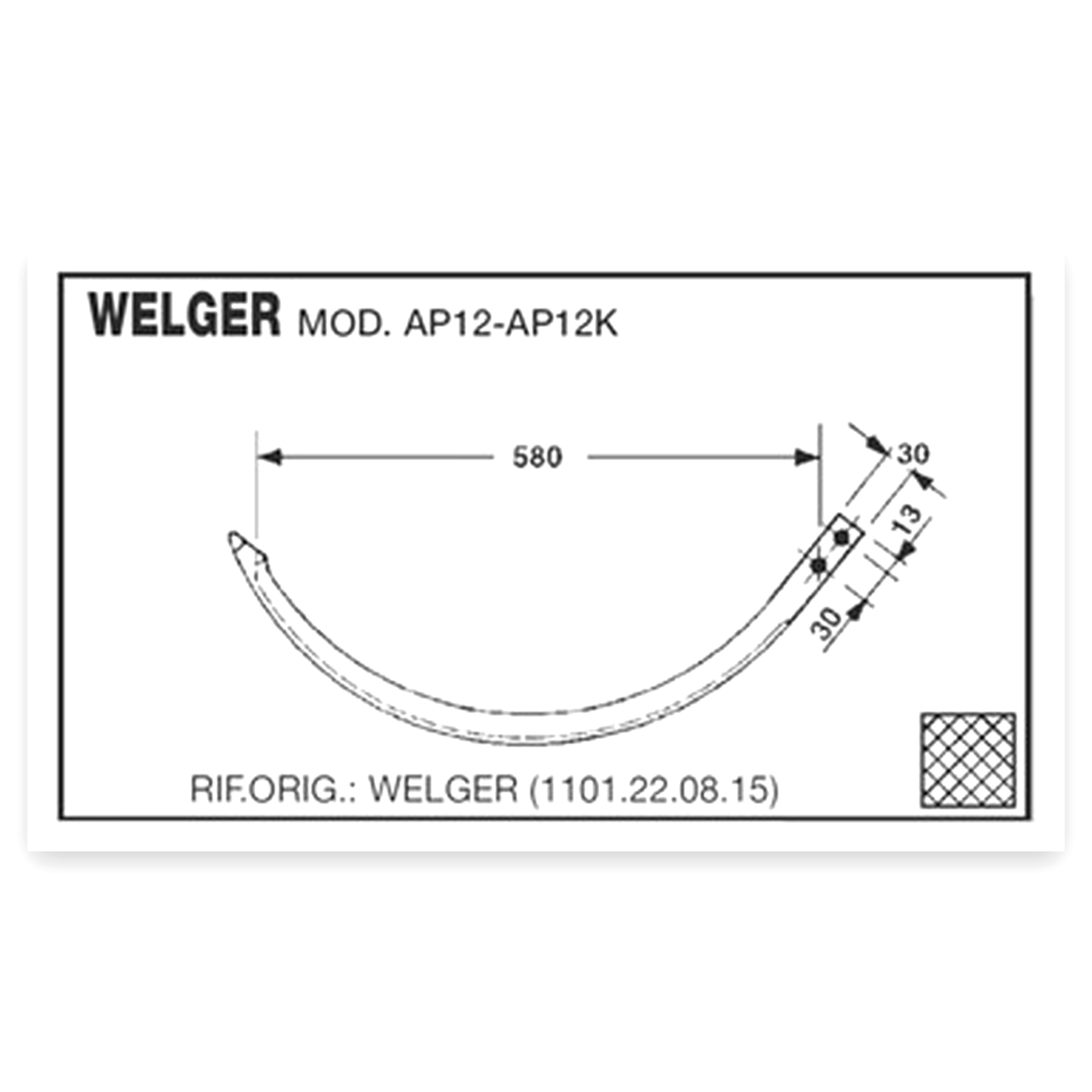 75ba053a2f5073aeb8be8b1b8c3cf397.jpg IGŁA PRASY WELGER do prasy Welger Do Welger Ap12