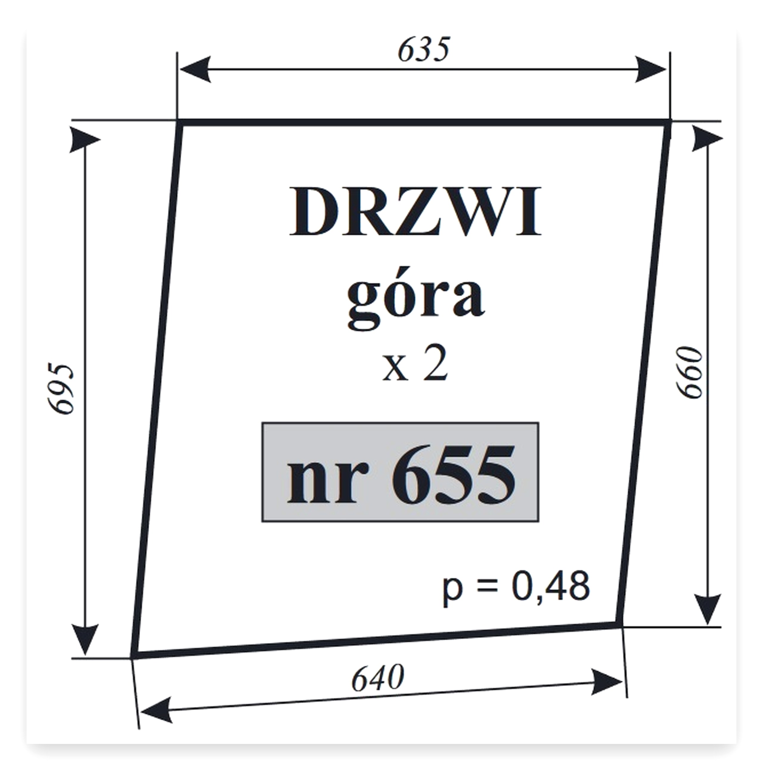 7642443d46b0c6067850d0e06fbadf13.jpg Szyba drzwi góra do ciągnika Zetor 1224