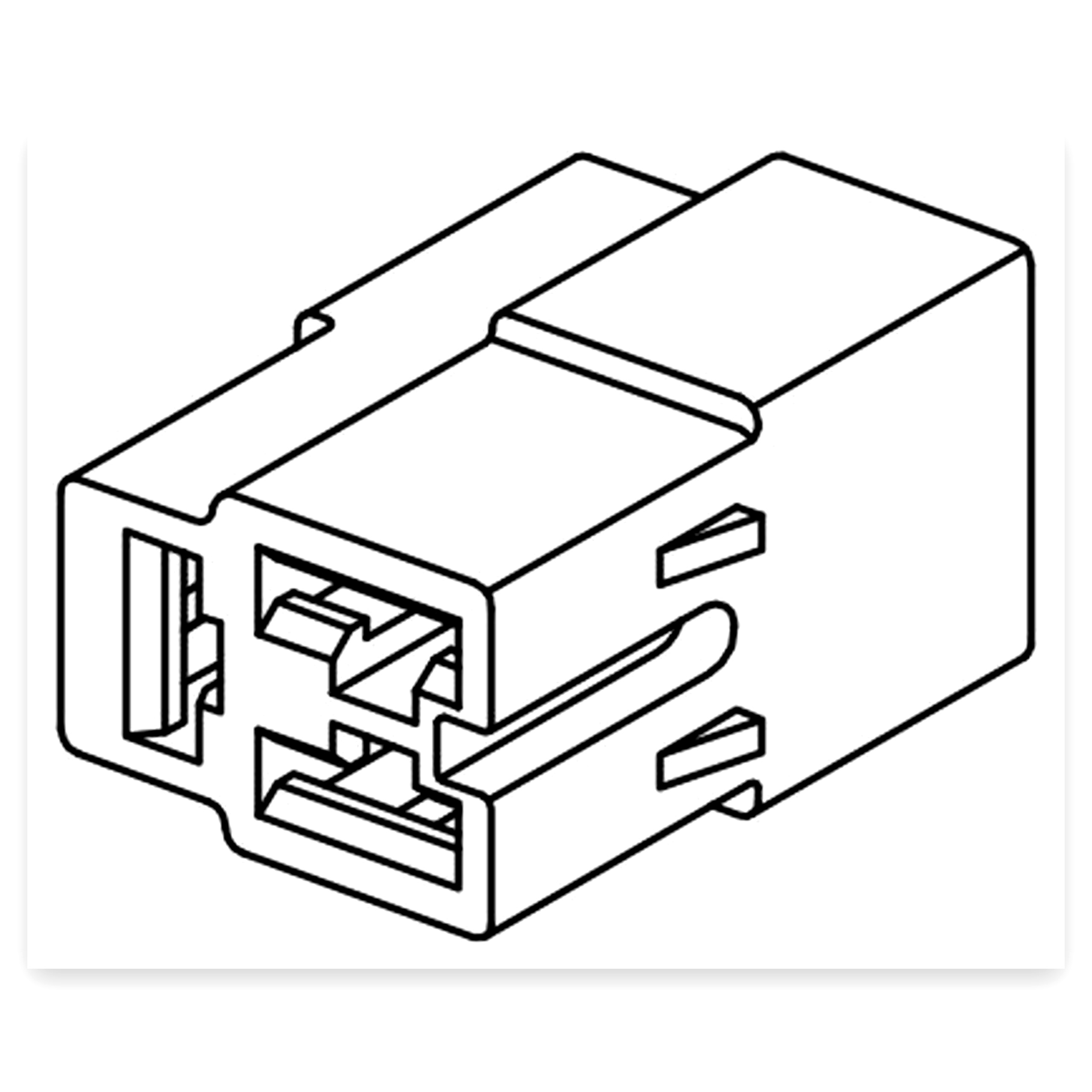 7aa3fc702bb051bfc7ee96153a6144b3.jpg Obudowa konektorowa ONP MC 6,3 V2 3P "T" ( sprzedawana po 20 szt ) ELMOT widoczna cena za 1 sztukę
