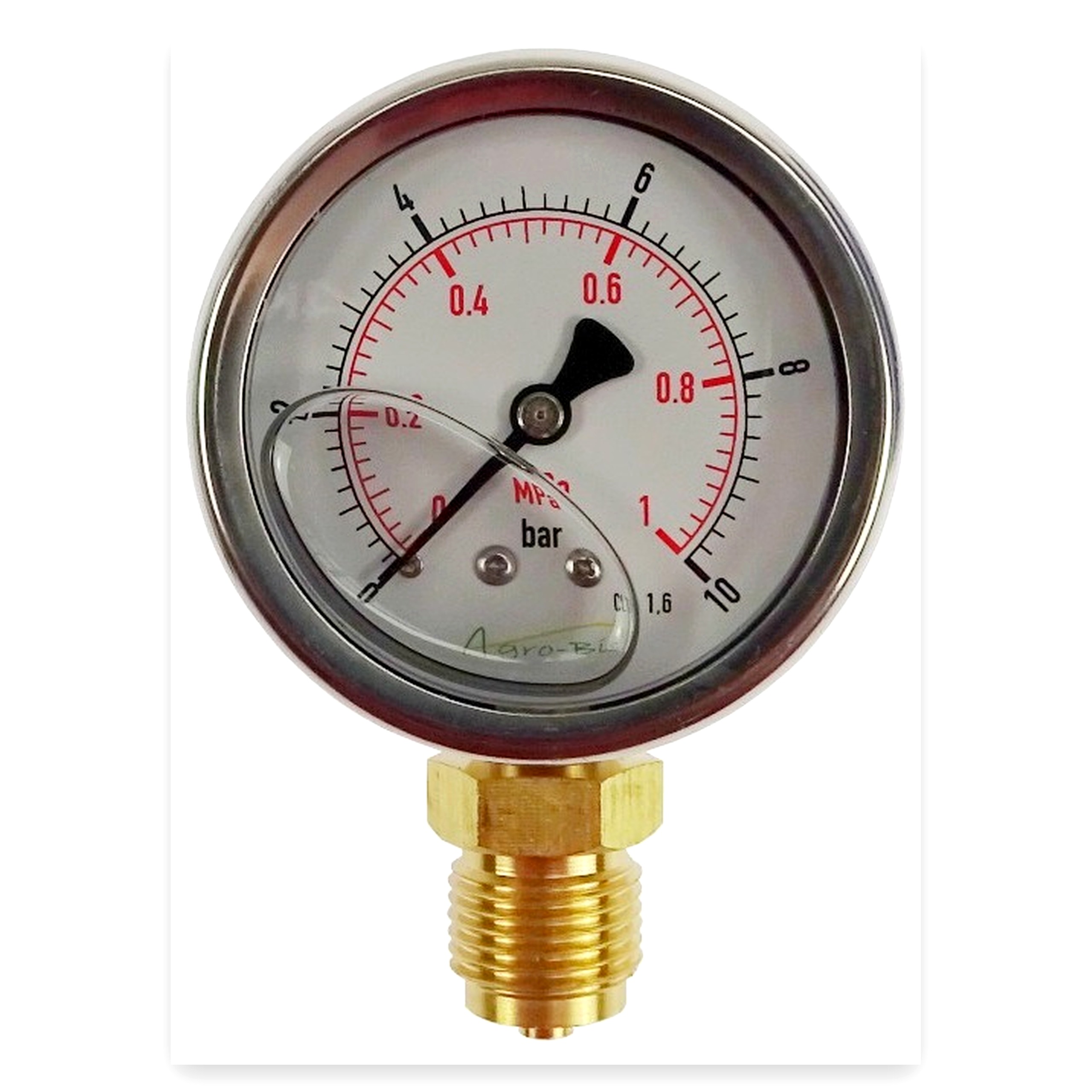Manometr ciśnienia 1/2" 63 mm 0-10 bar