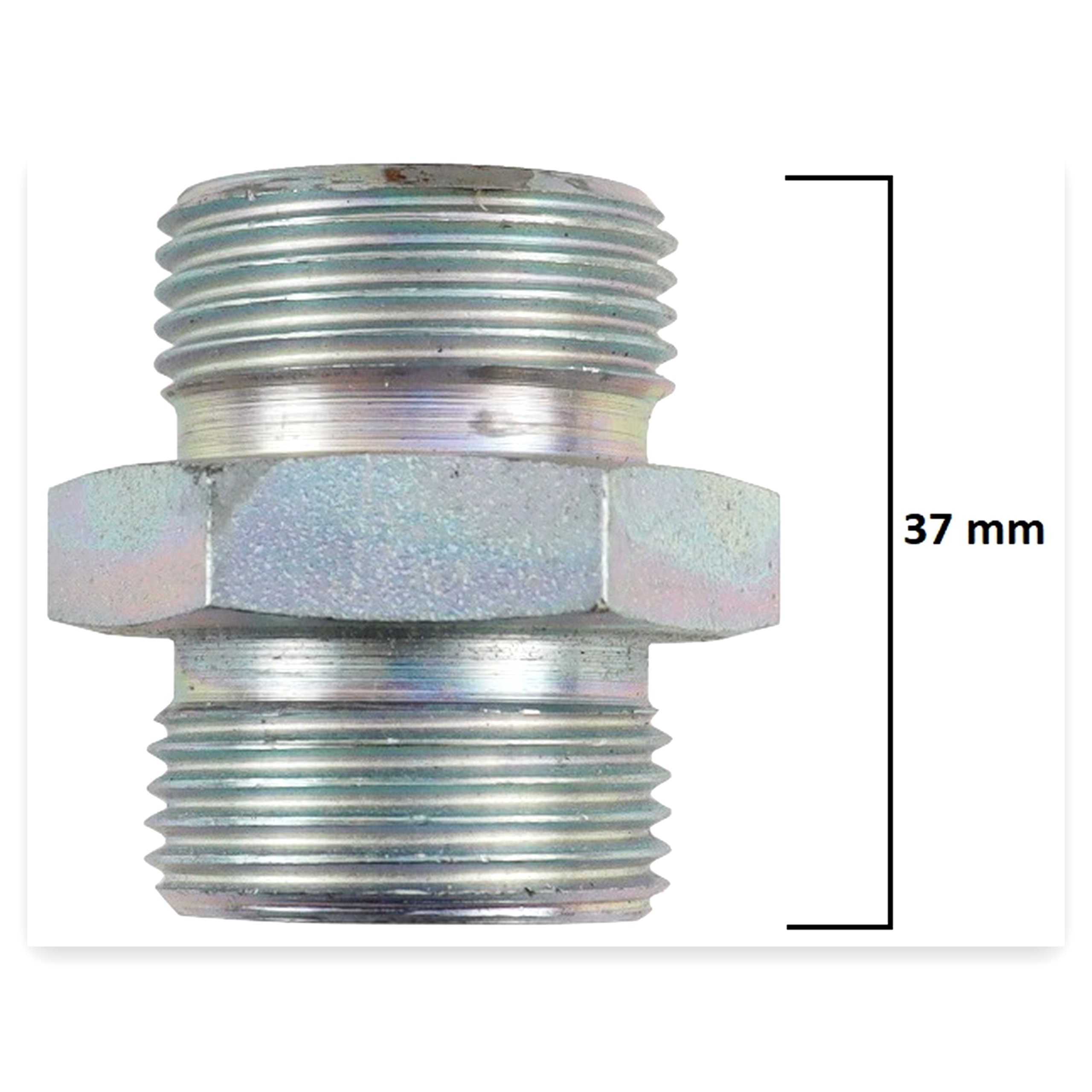 81497d059051d7b0a71b9955b6159a59.jpg Złącze - złączka hydrauliczna - prosta BB 3/4" - 3/4"