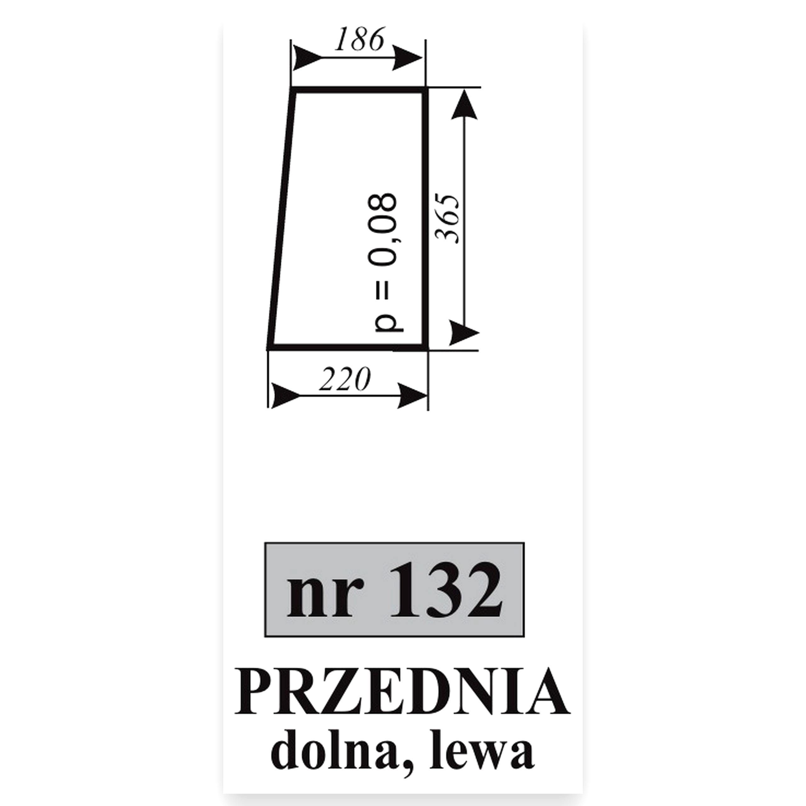 81ec70c1f8241ac5f2e46194ec9cd018.jpg Szyba przednia dolna do ciągnika Ursus C-360