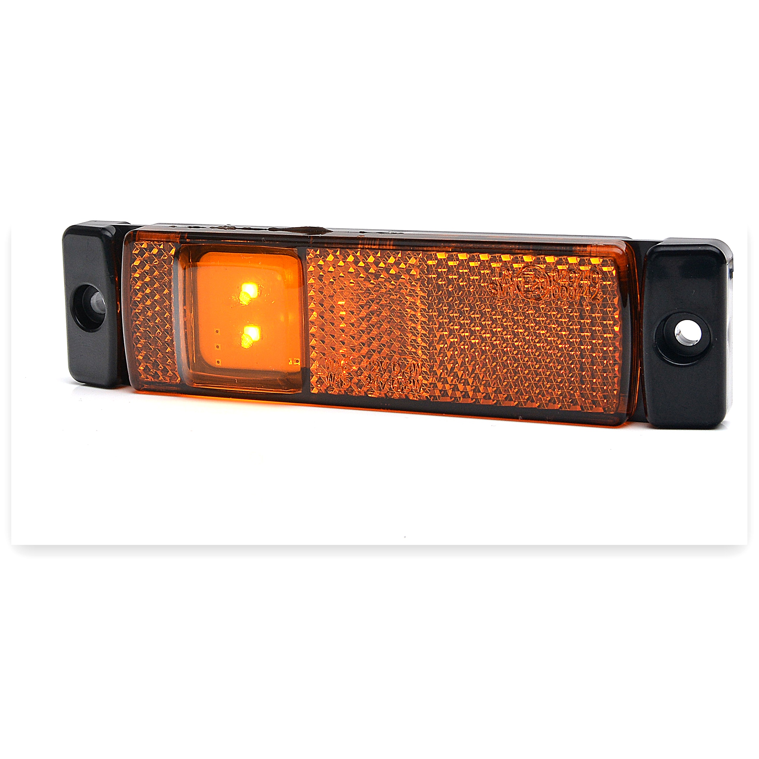 8308932980b82f0fc02ce3a84e79b630.jpg Lampa zespolona pozycyjna obrysowa boczna W45S 2 LED 12 V/24 V