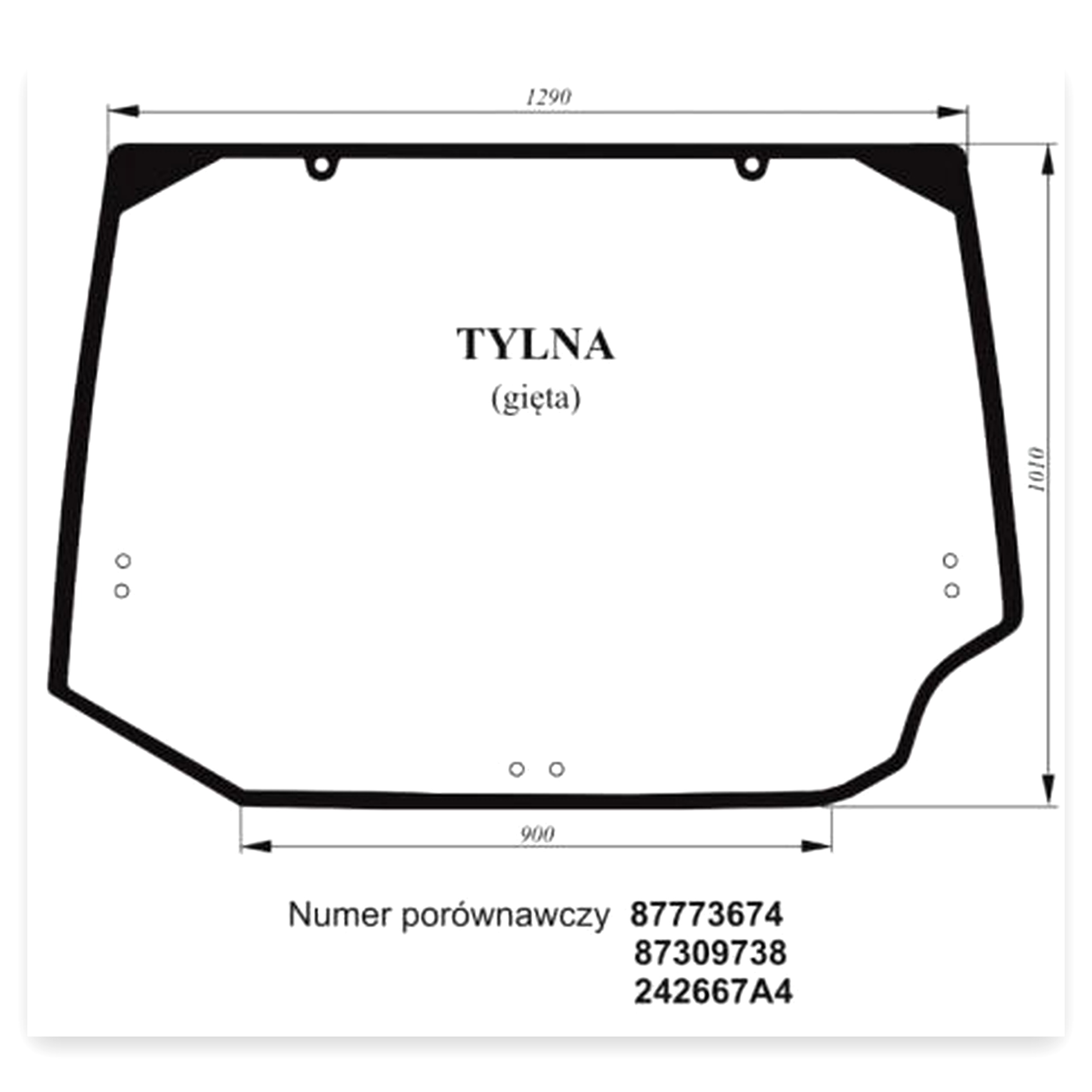 8768ef3f68d7e902b5b8733897f112bc.jpg Szyba tylna Case gięta zielona