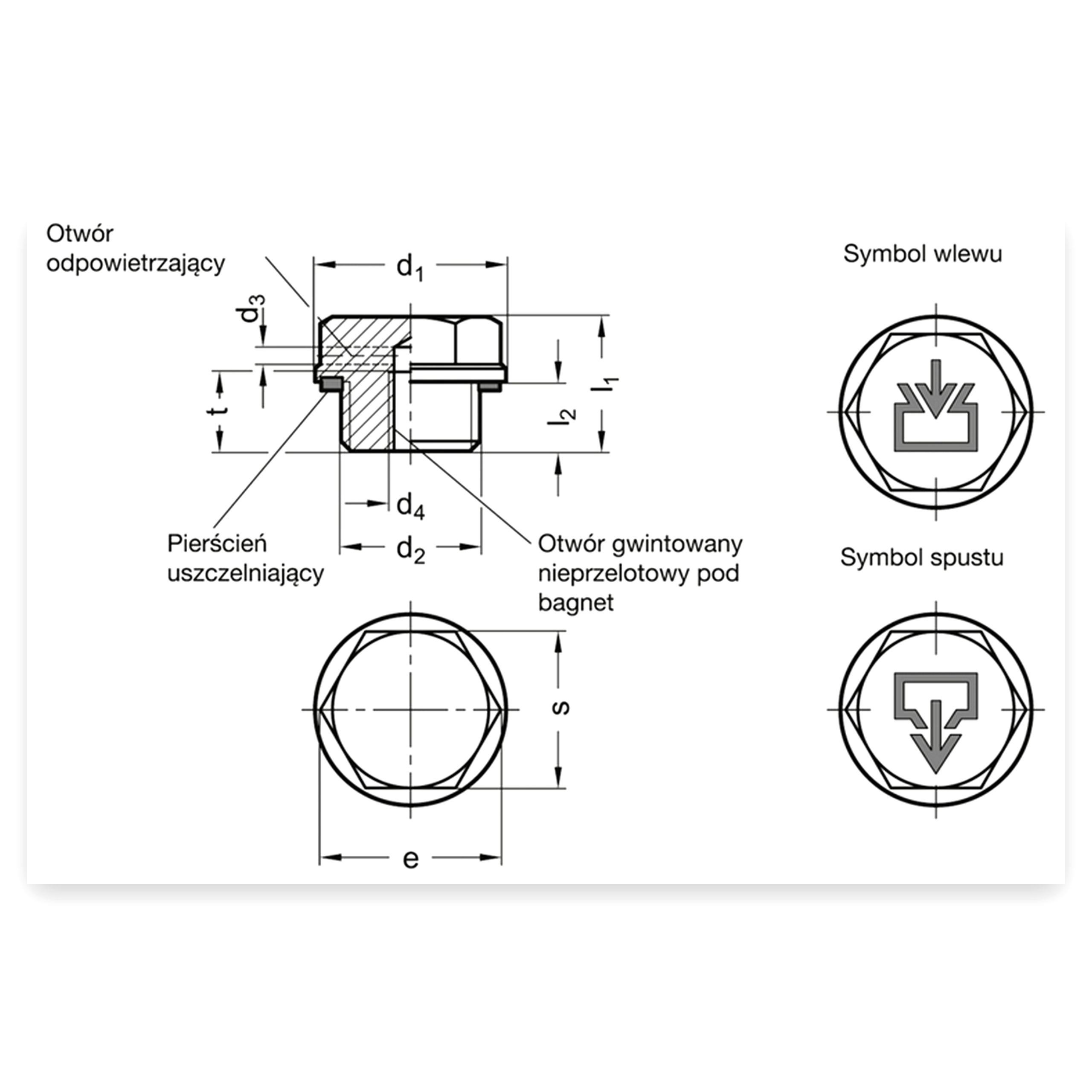 89d76e72402be5c3997ce38b8192f1b8.jpg Korek hydrauliczny gwintowany metryczny zaślepiający ( na klucz )