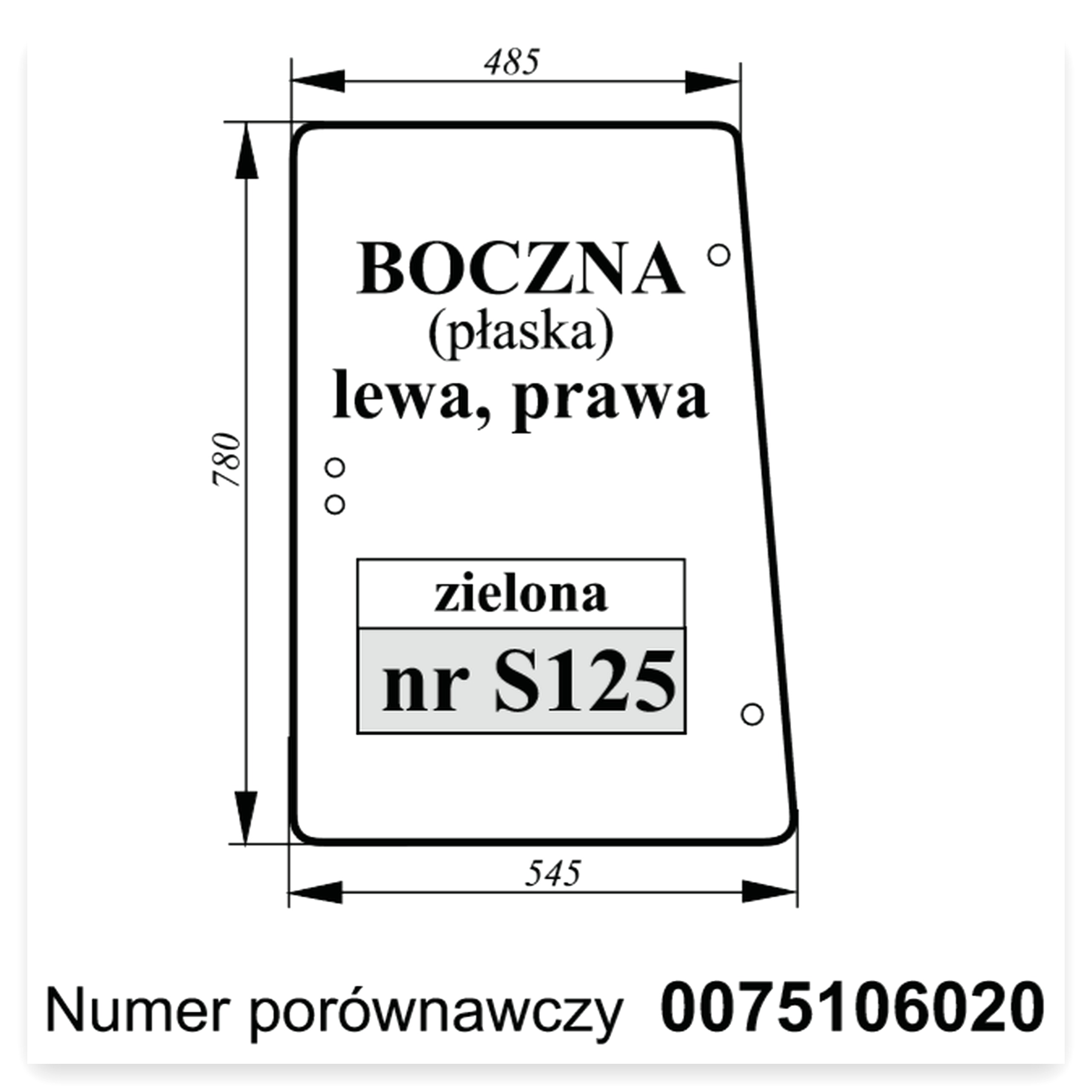 8b48bd8730f4ed2f5aeefce0c307af22.jpg Szyba boczna Lamborghini do ciągnika
