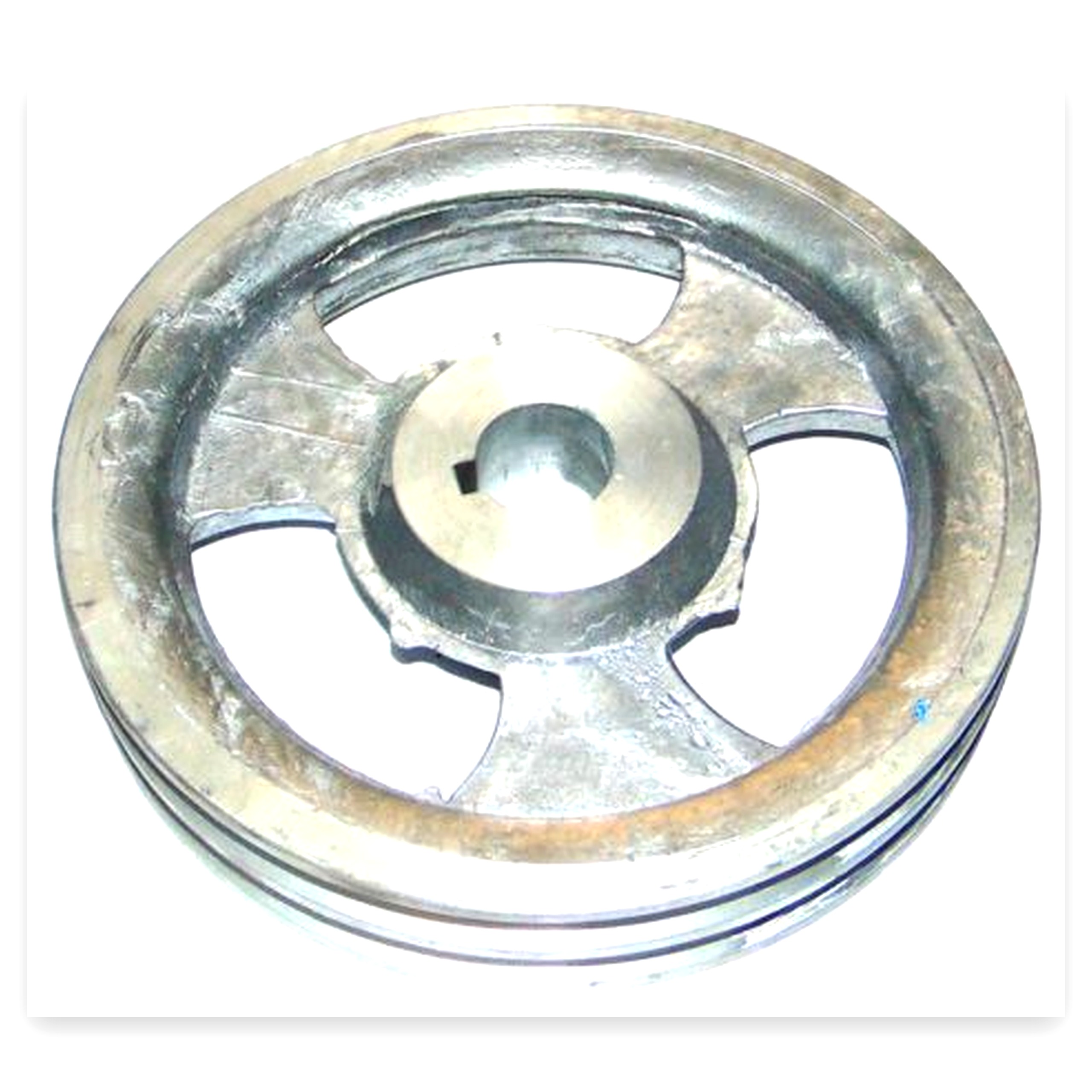 KOŁO PASOWE 2 PASKI HA ŚR.200 FI-28 ALUMINIOWE