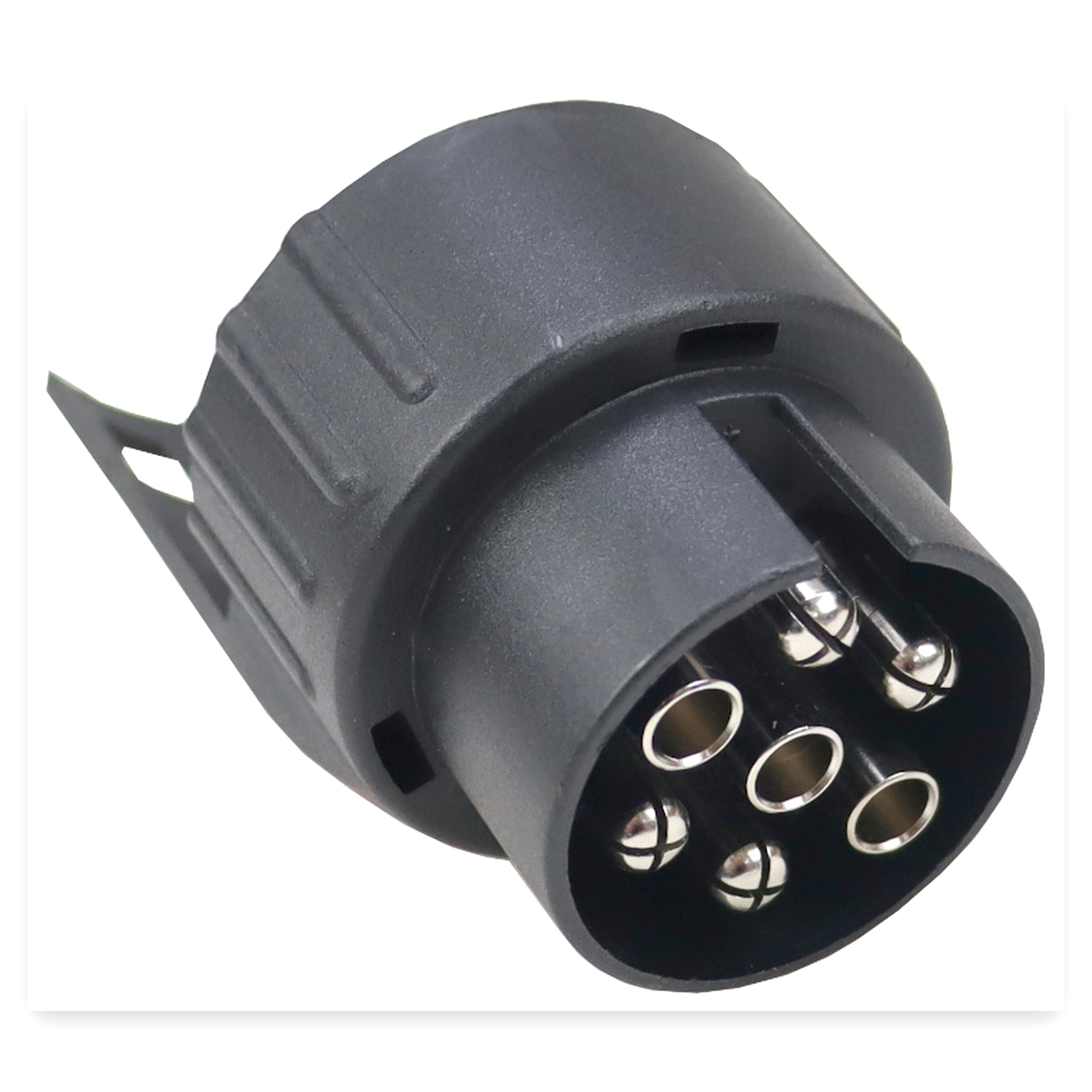 Adapter przejściówka gniazda złącza 7/13 V wtyki niklowane Premium