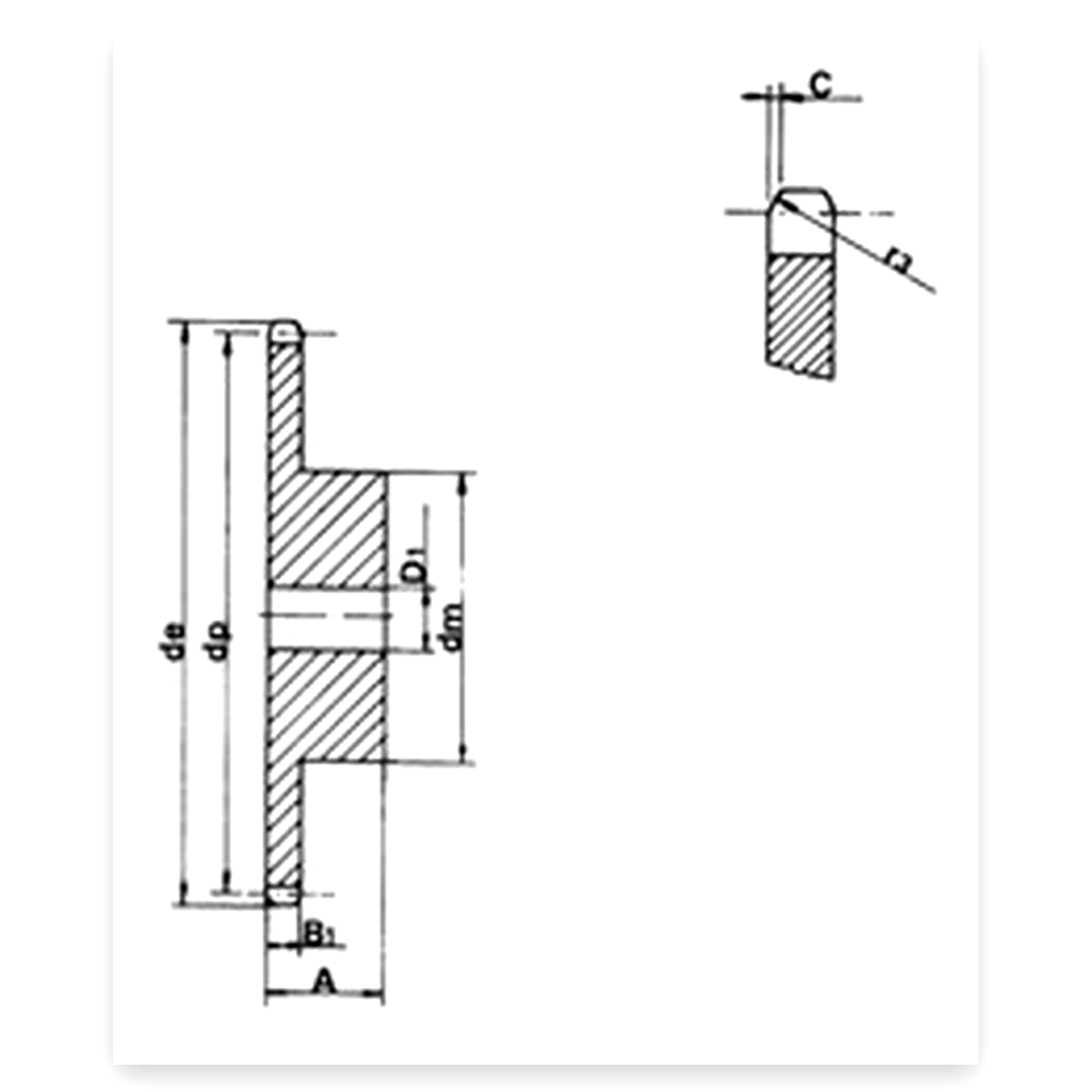 9511072d051ba3eb37684f20e4edc771.jpg Koło łańcuchowe zębate z piastą 1" cal Z-36