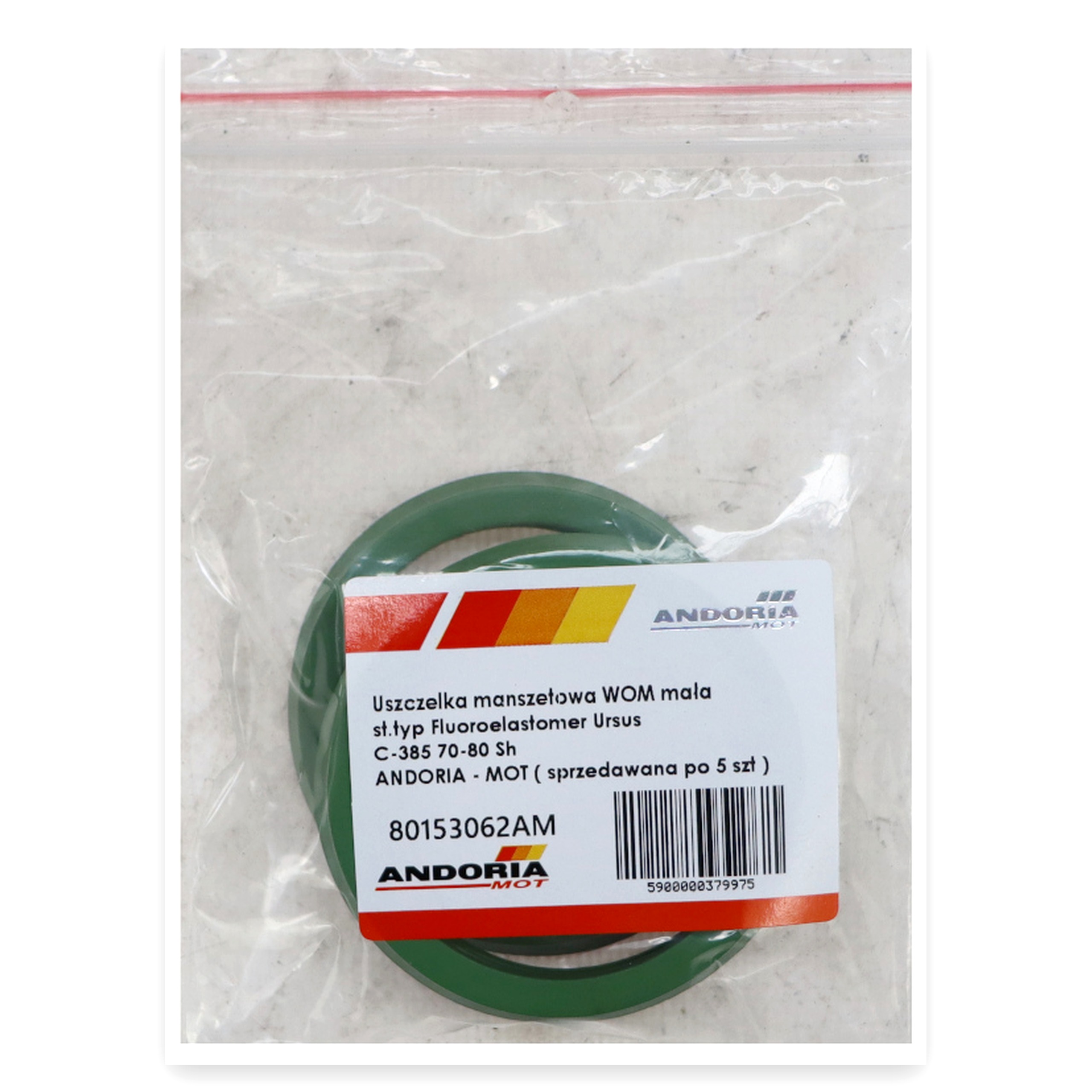 96c7a4683b9f9a4e87c80b56e2f5d069.jpg Uszczelka manszetowa WOM mała st.typ Fluoroelastomer Ursus C-385 70-80 Sh ANDORIA ( sprzedawana po 5 szt ) widoczna cena za 1 sztukę