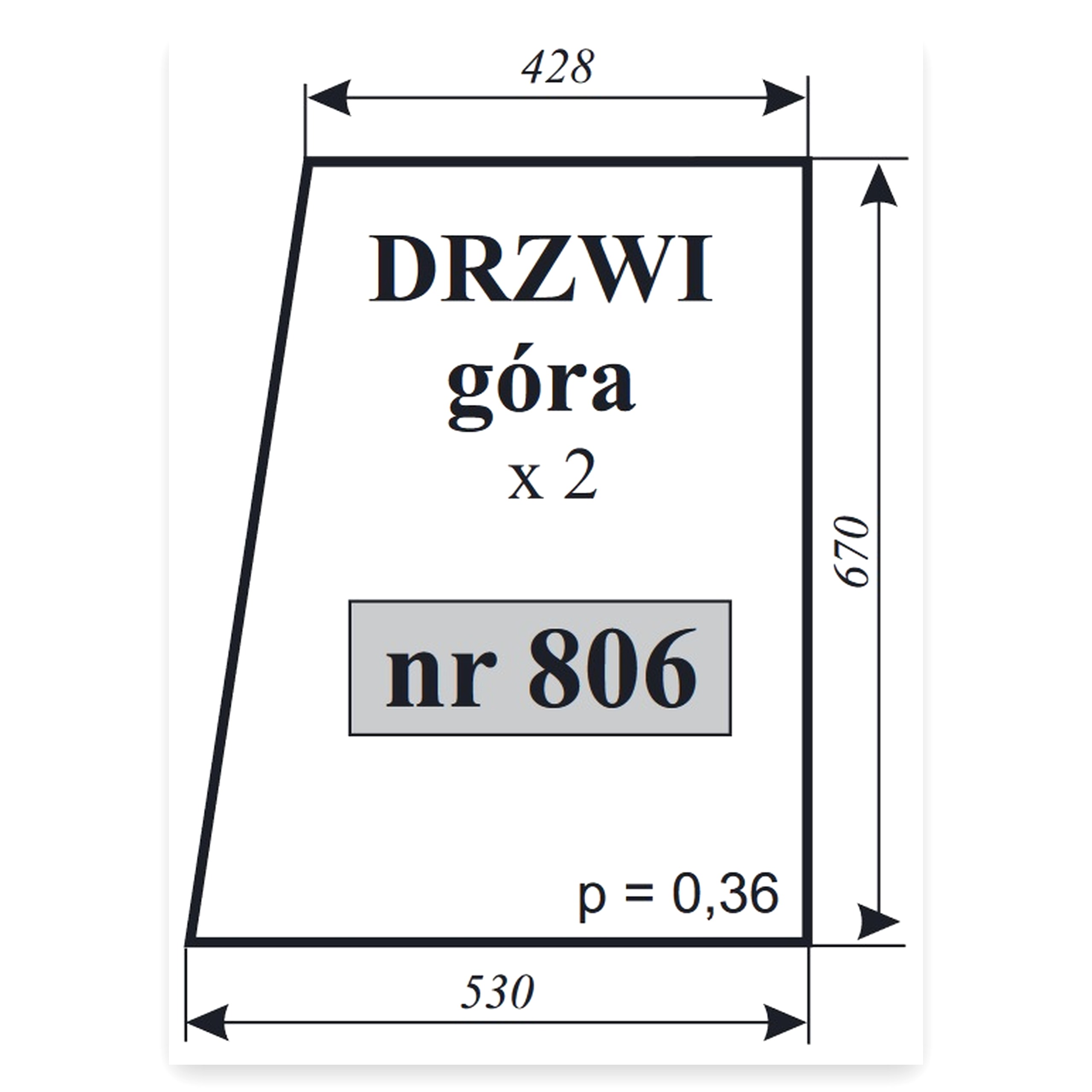99b4e273ed264b81b37936c545497d8b.jpg Szyba drzwi góra do ciągnika