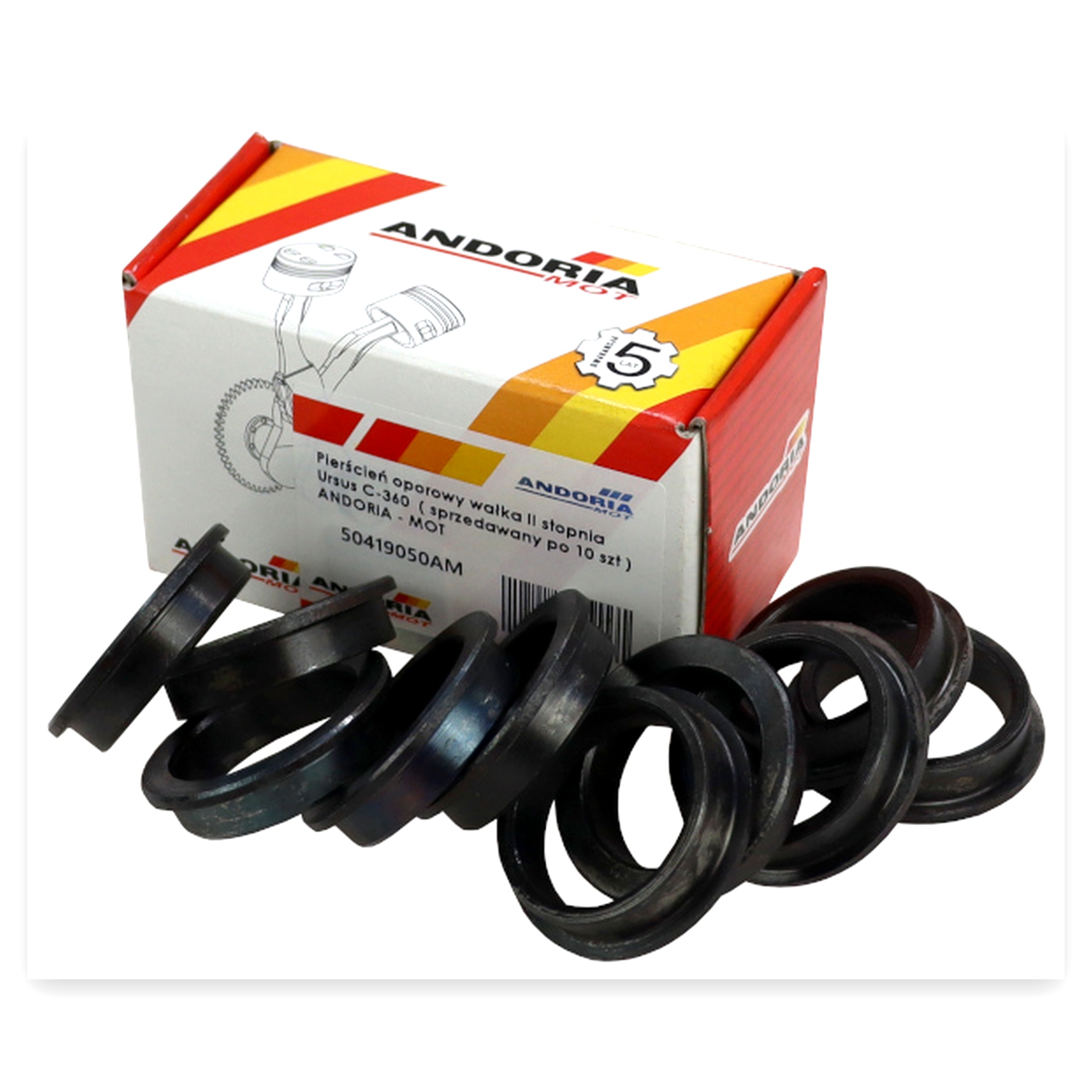 9cd45aefff56e330ef344d8c451e799d.jpg Pierścień oporowy wałka II stopnia Ursus C-360 ( sprzedawany po 10 szt ) ANDORIA widoczna cena za 1 sztukę