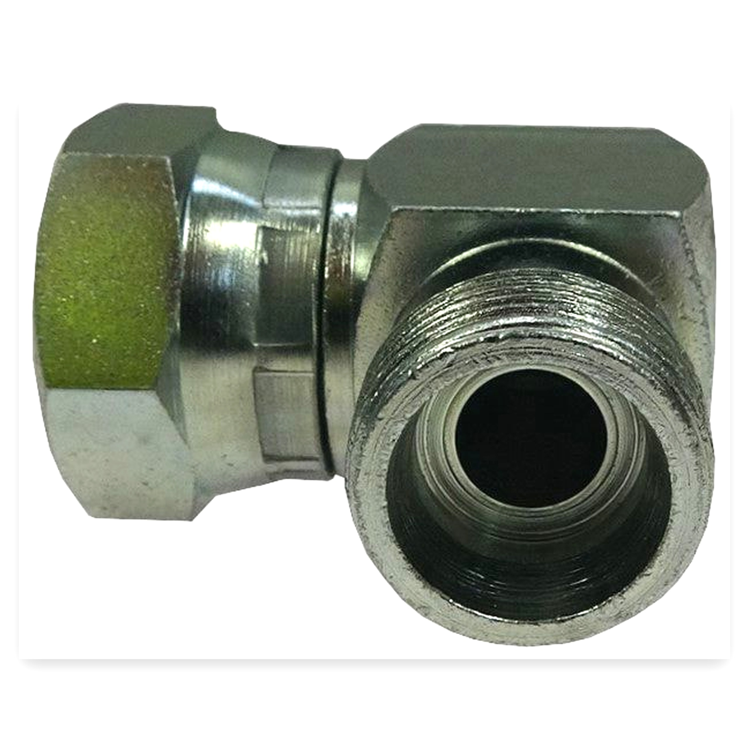 Złącze - złączka hydrauliczna - kolanko 90 AB M22x1,5 - M22x1,5