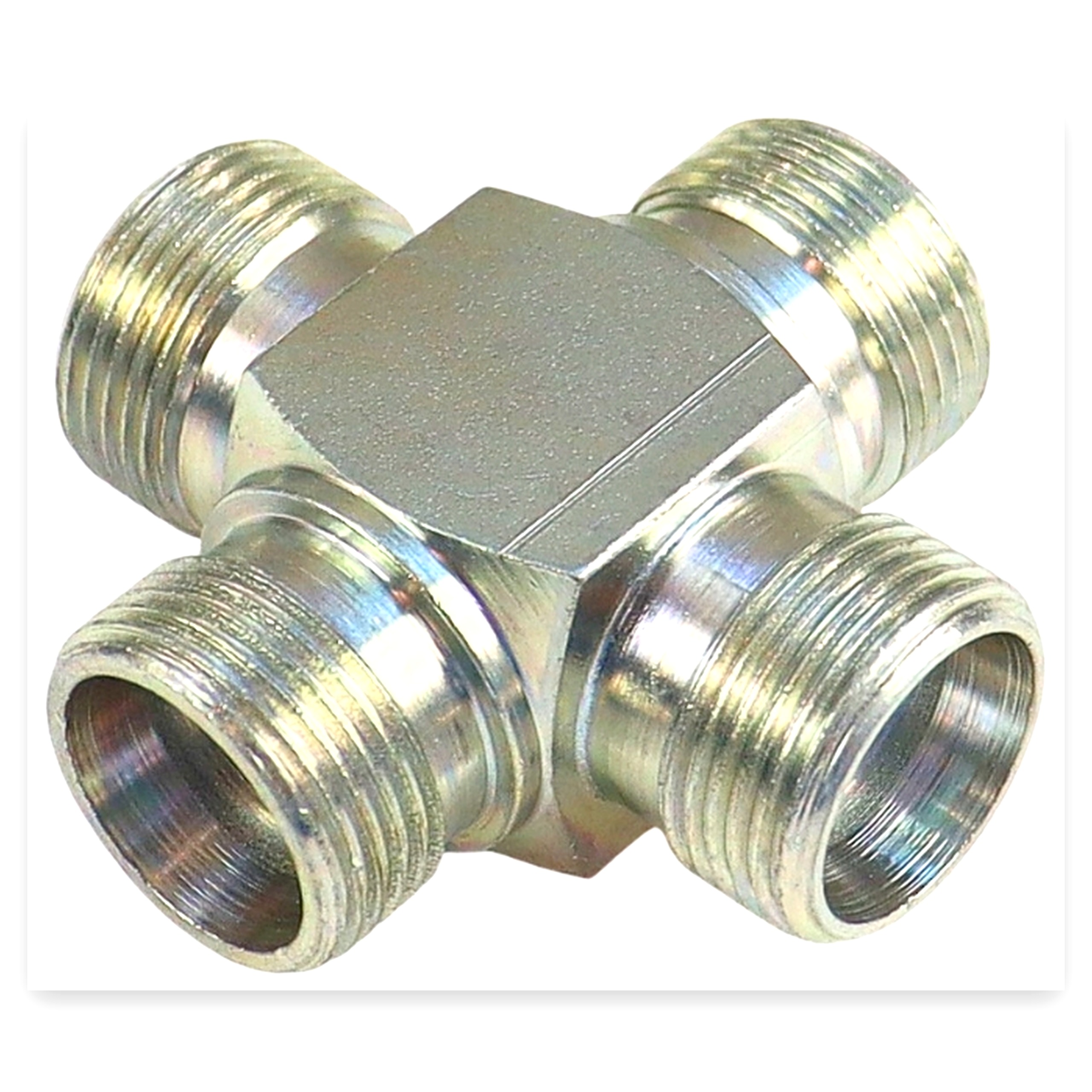 a2cf9642685a79e86b690be96ba41d2c.jpg Złącze - złączka hydrauliczna - czwórnikowa AAAA M22x1,5 15 L