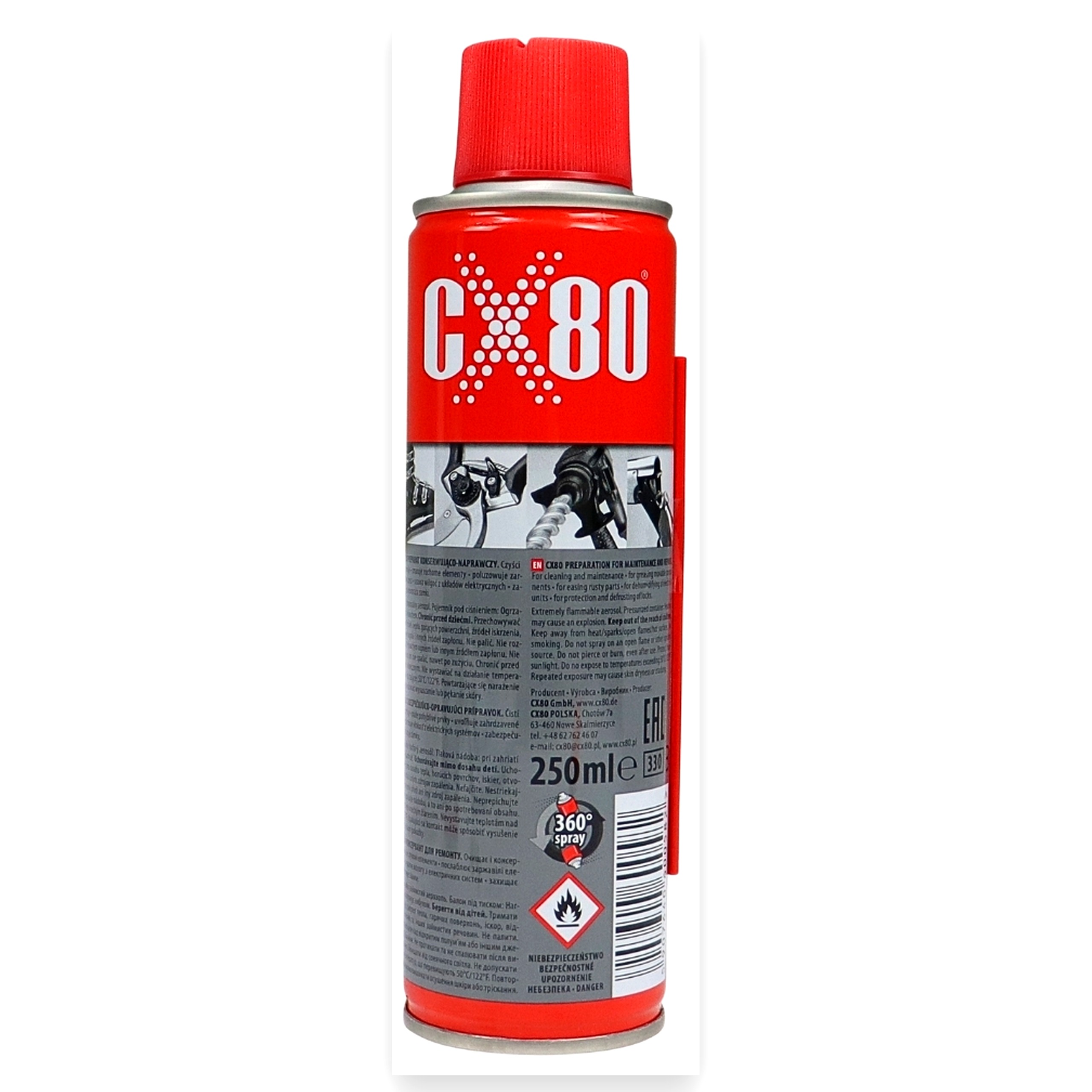a8225370623156267f345b1952733103.jpg Preparat, płyn konserwująco - naprawczy 250ml w spray CX-80