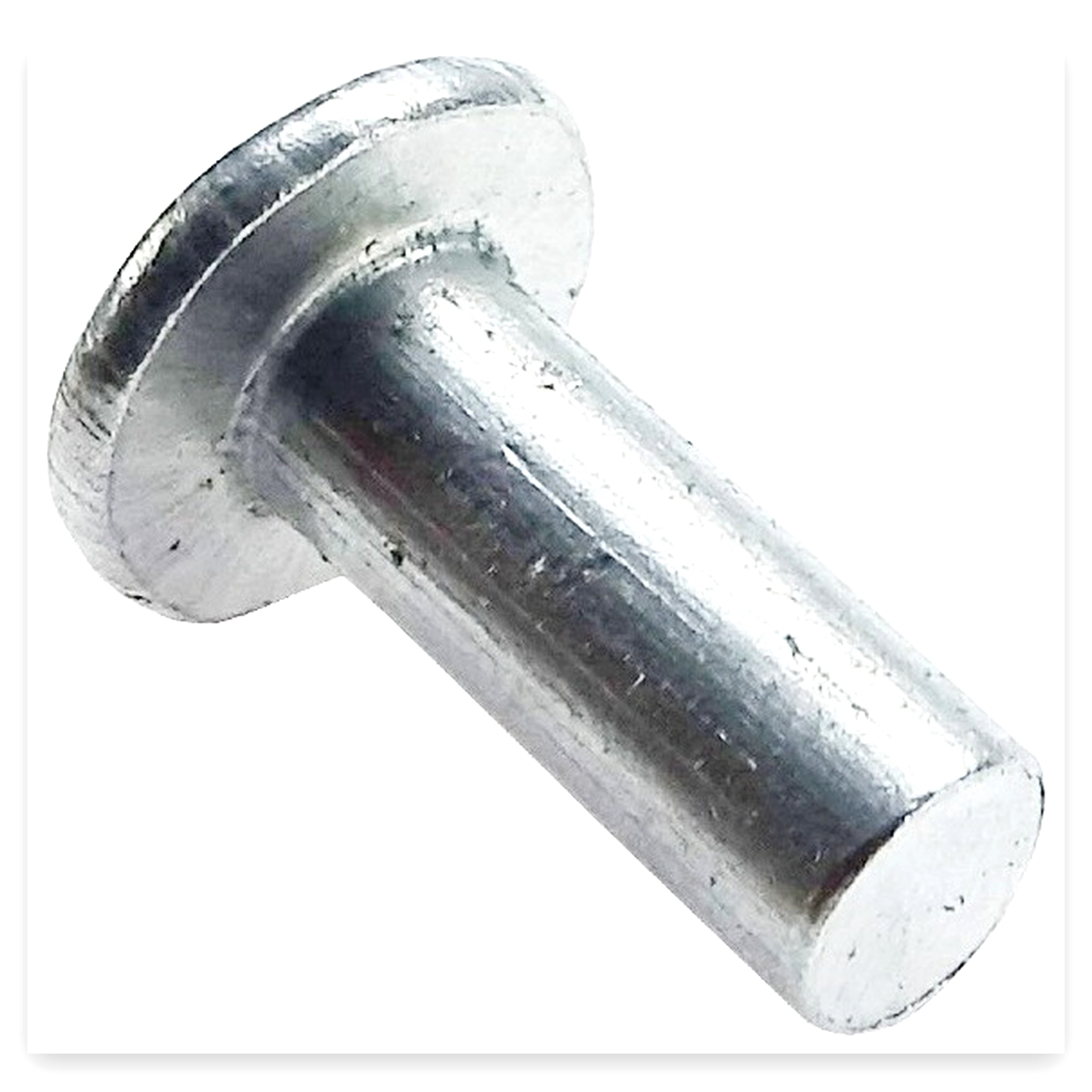 Nit aluminiowy płaski pełny 4x10 DIN7338 ( sprzedawane po 100 szt ) widoczna cena za 1 sztukę