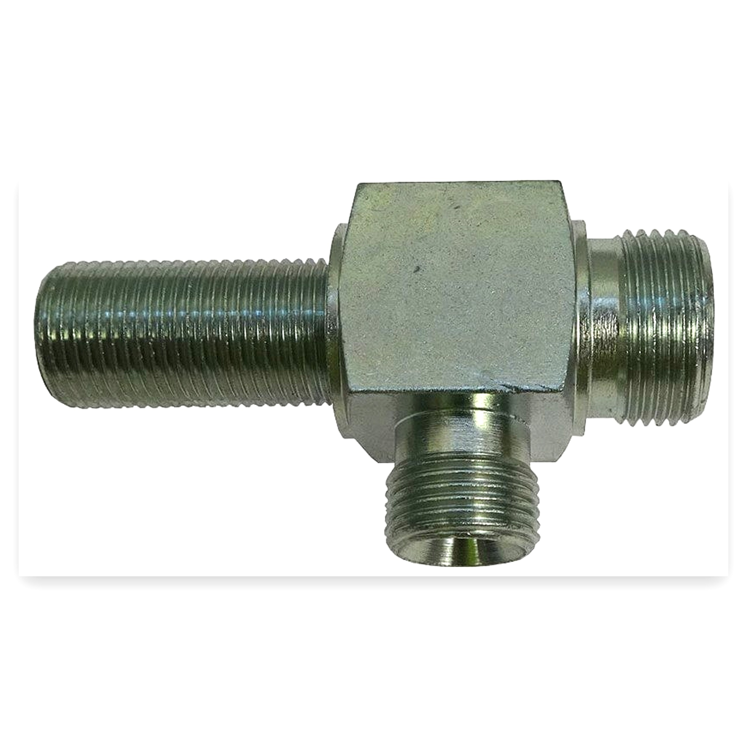 a8824605eb244cad98a45a33176fefa7.jpg Złącze - złączka hydrauliczna - trójnik 3/8" grodziowy 3/8" - M22x1,5