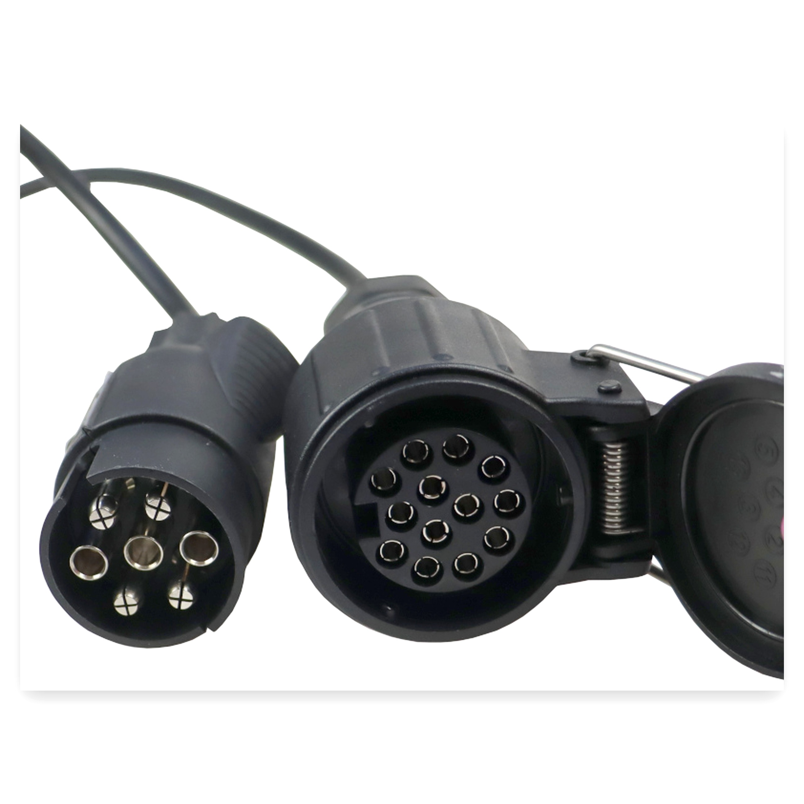 Adapter przejściówka gniazda złącza kablowy 7/13 V długość 1,0 m ELMOT
