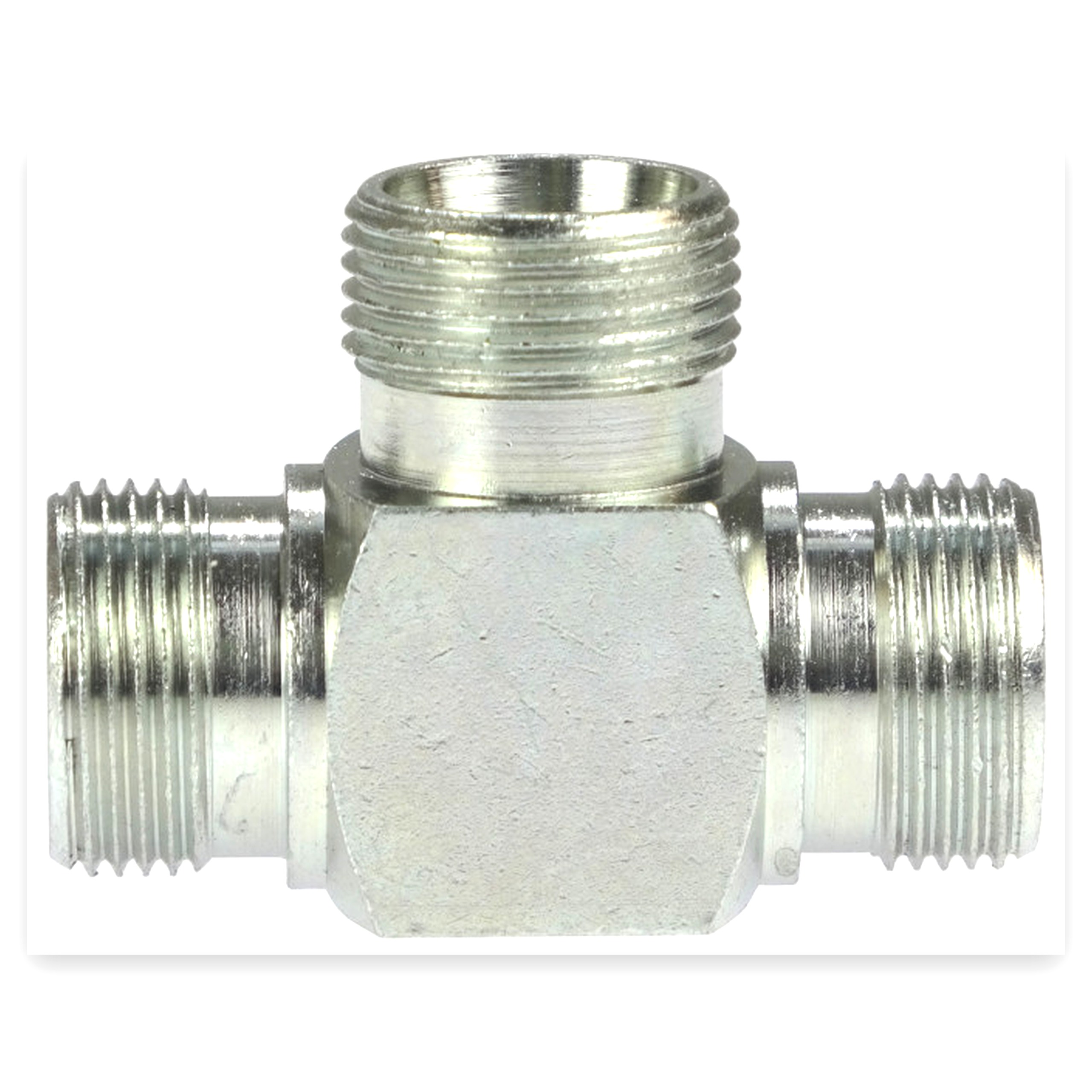 adbdaf2ef1a367900f7e16d2c9d75eca.jpg Złącze - złączka hydrauliczna - trójnik M22x1,5 15 L