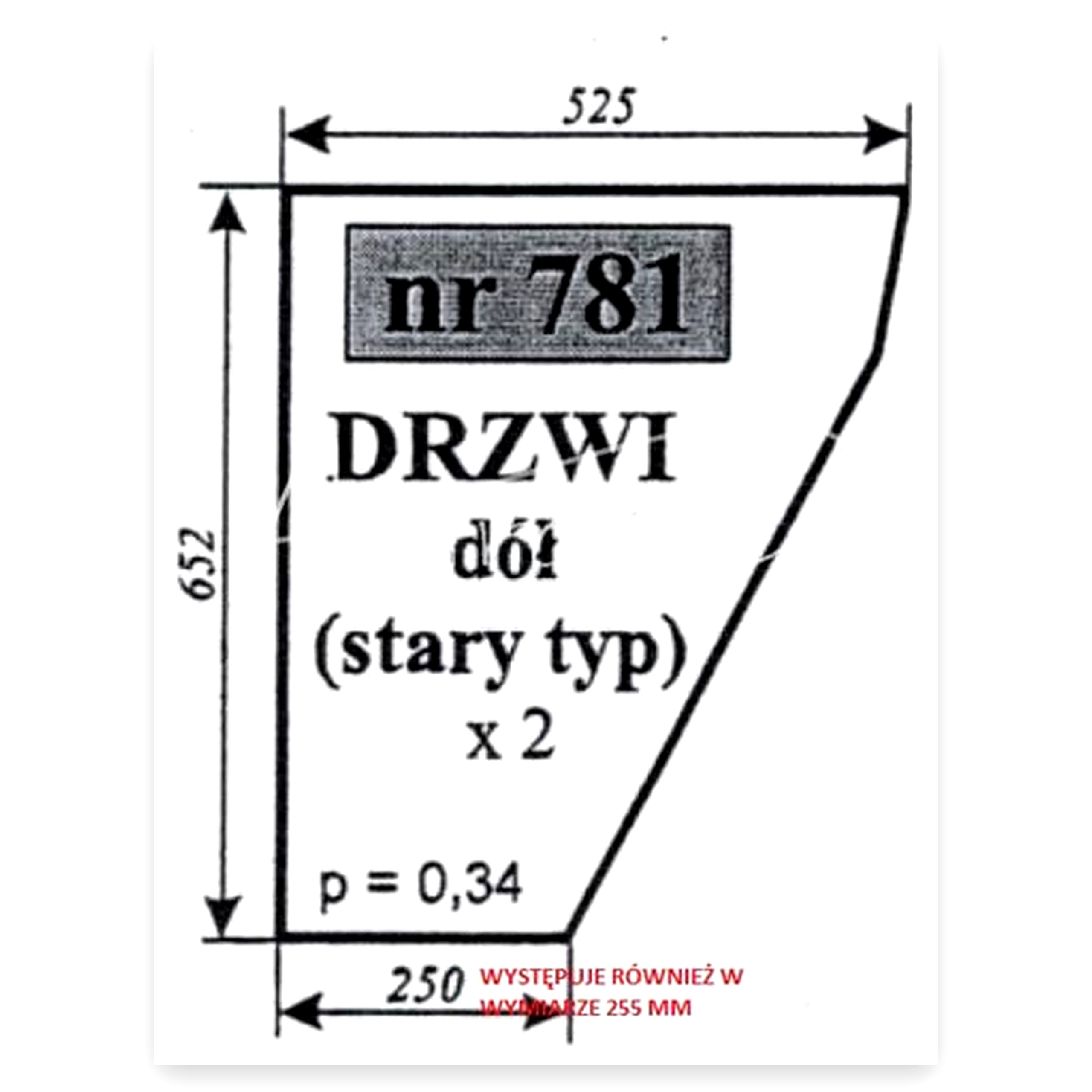 b64e384ba29c5f17e89b9ec7601913ef.jpg Szyba drzwi dół do ciągnika Ursus C-360