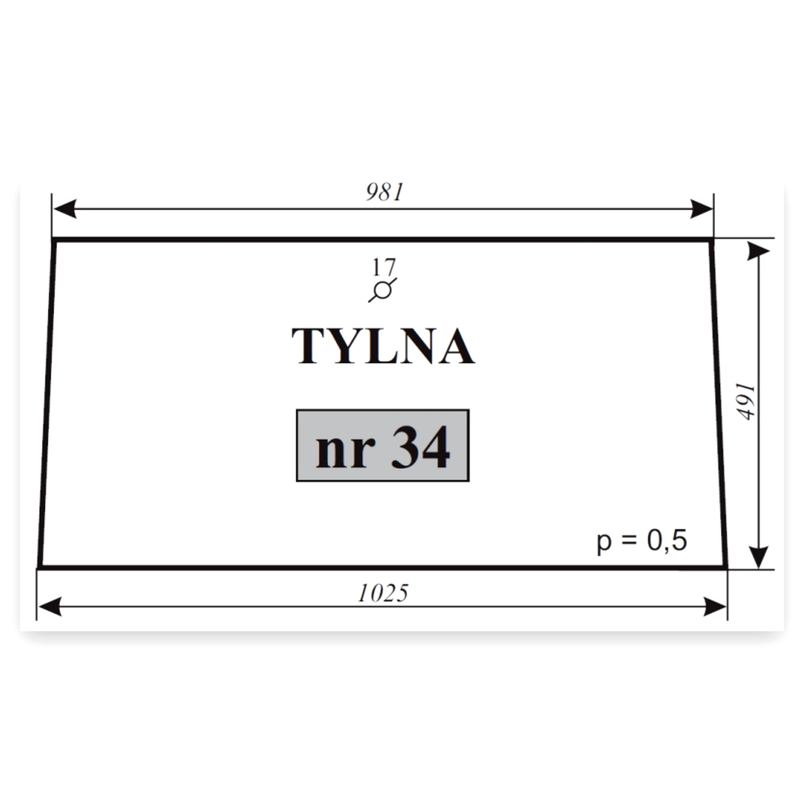 b7dd36b3d2a113269fff916903d83685.jpg Szyba tylna do ciągnika Ursus C-360