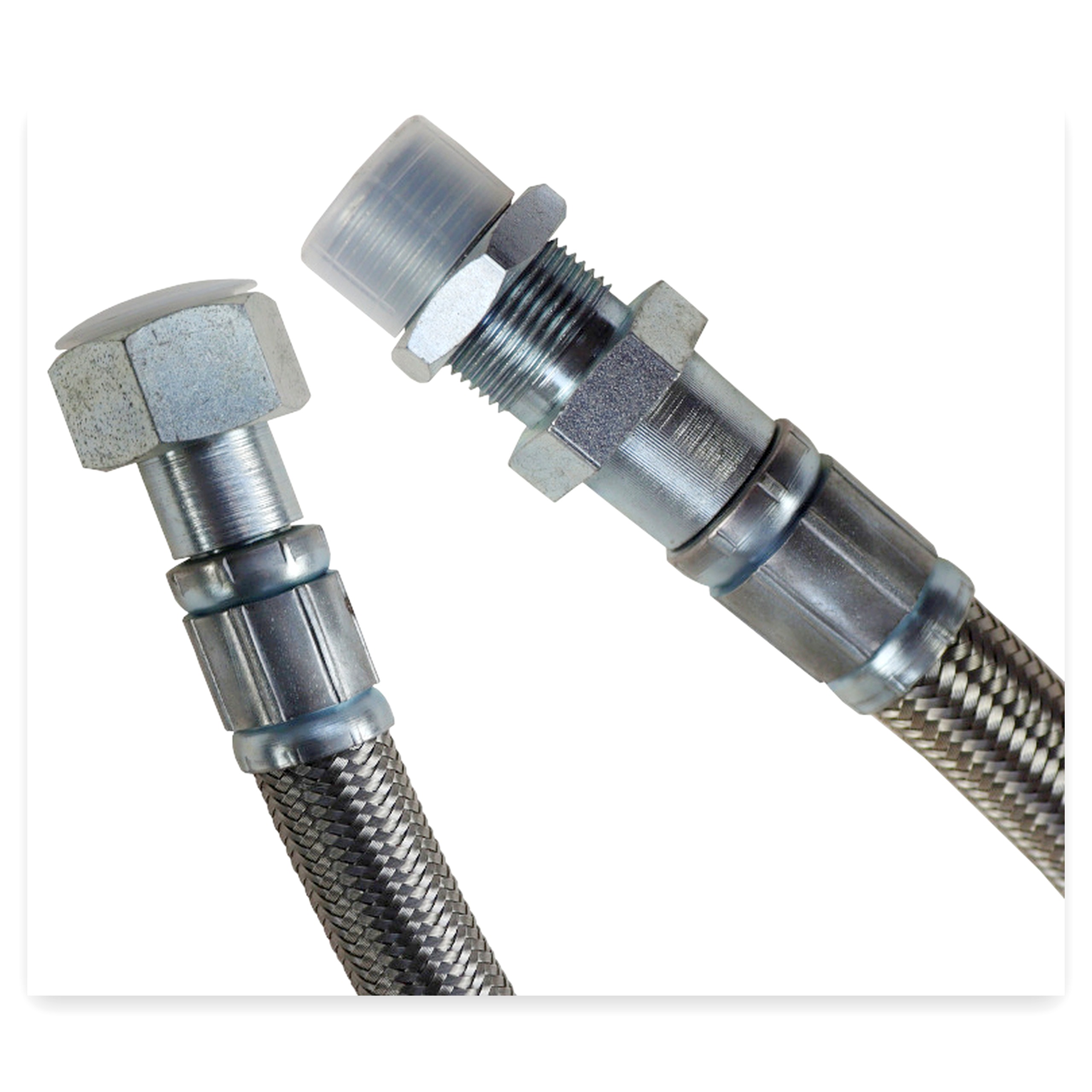 b7eafb9287fa3976a55b394fb94b1d11.jpg Przewód wąż teflonowy M22x1,5 L-440 mm sprężarki DAF PROKOM