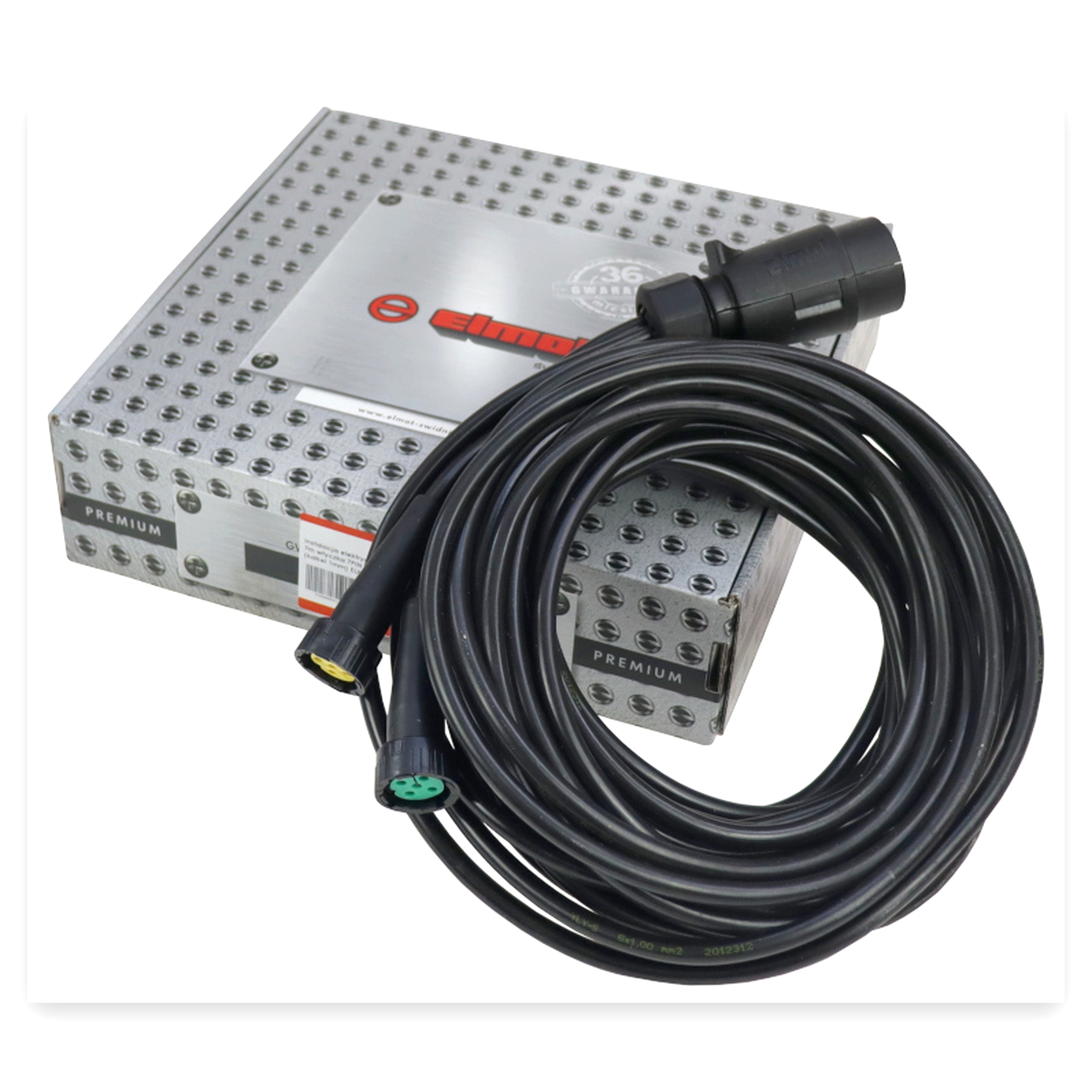 ba8b4534ee967b41669ad134e3b8c39c.jpg Instalacja elektryczna przyczepki 7 m wtyczka 7PIN bajonet 5PIN (kabel
