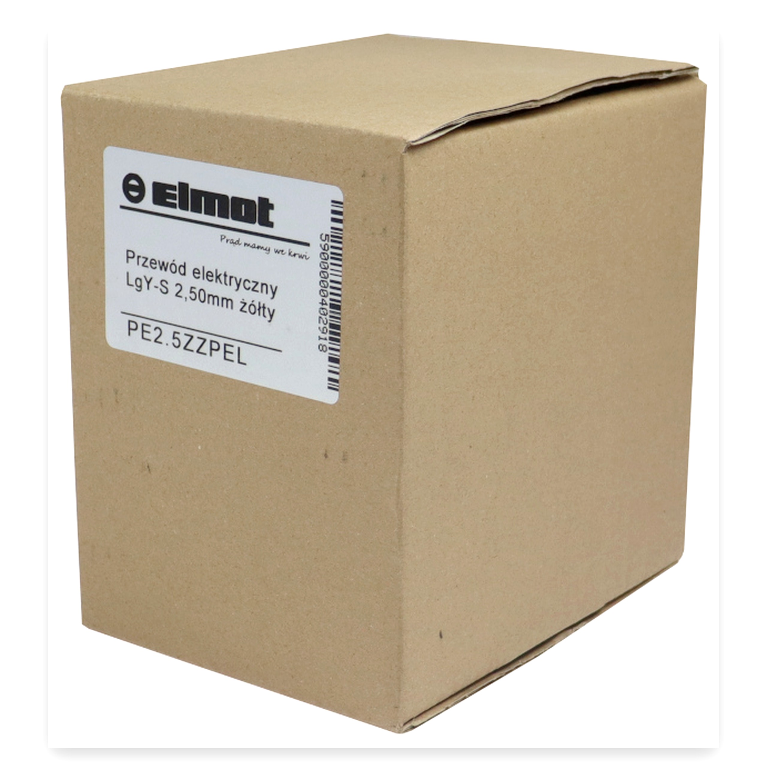 bb624405f189624d1dc0bc9e3a6b50f2.jpg Przewód kabel elektryczny LgY-S instalacji 2,50 mm żółty (sprzedawany