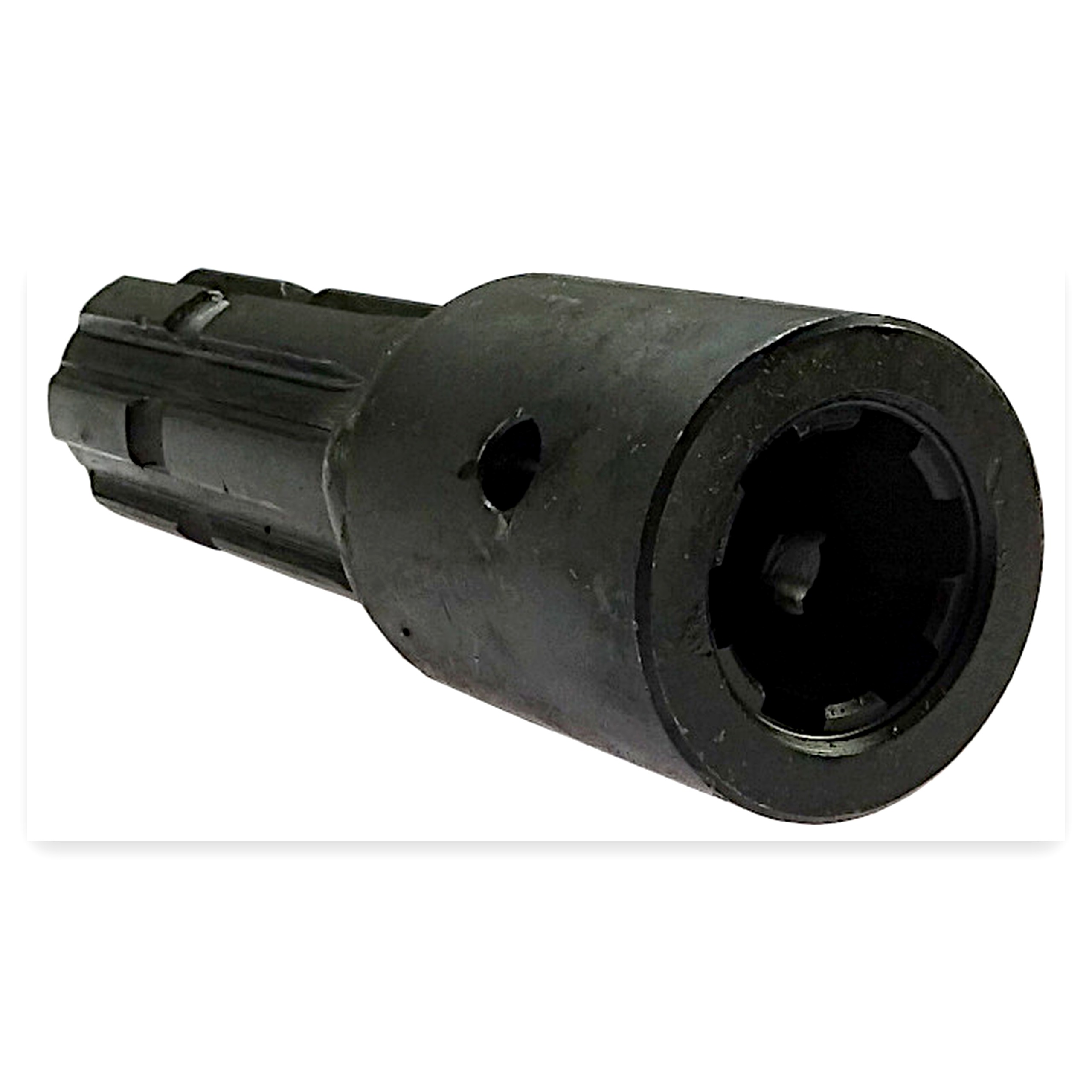 c014c929e11269bc814cc89ca4727268.jpg Redukcja wałka WOM adapter z otworem zabezpieczającym 1 1/8" 6 wpustów