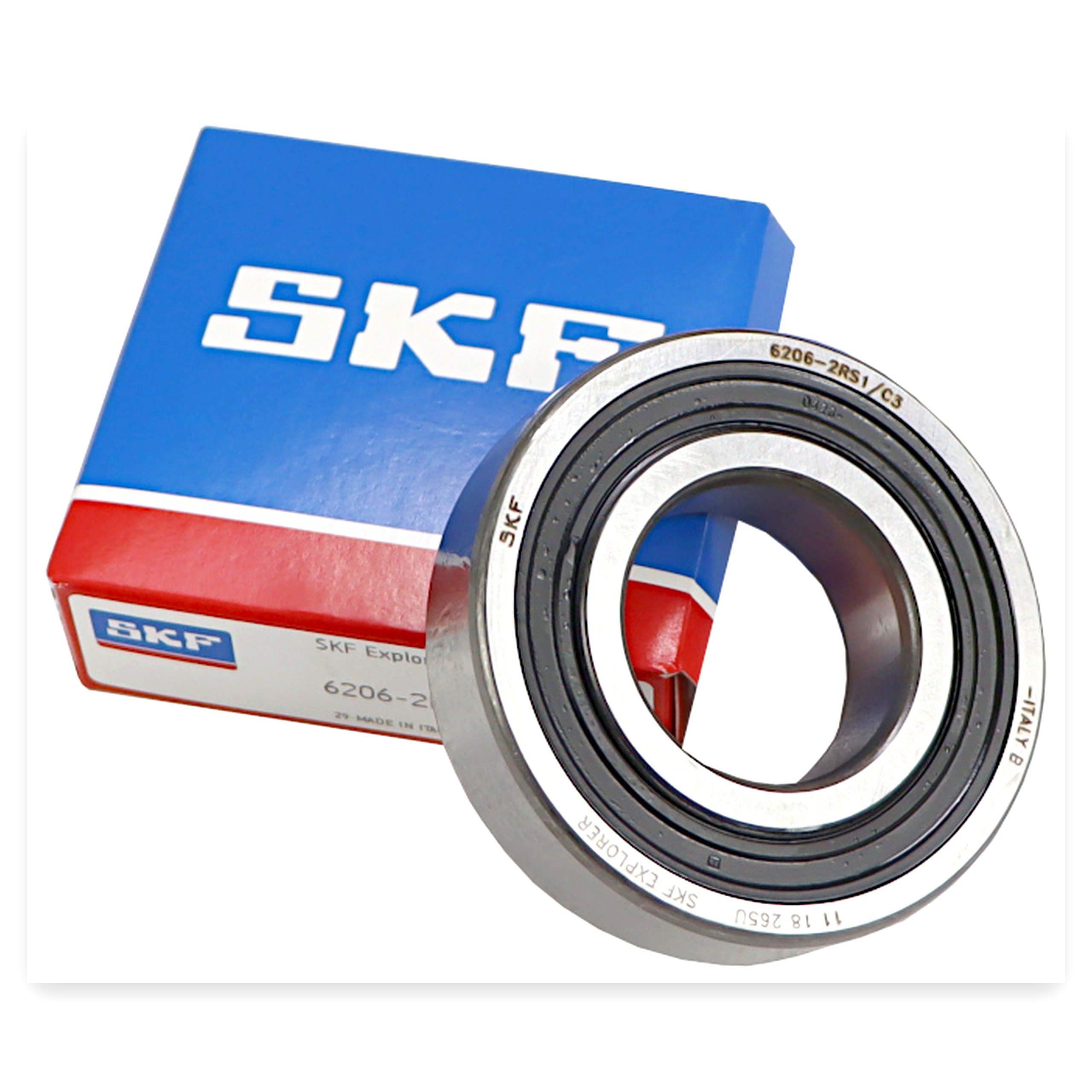c063354b43652d948388be0f1973c182.jpg Łożysko kulkowe jednorzędowe kryte 6206 2RS C3 SKF