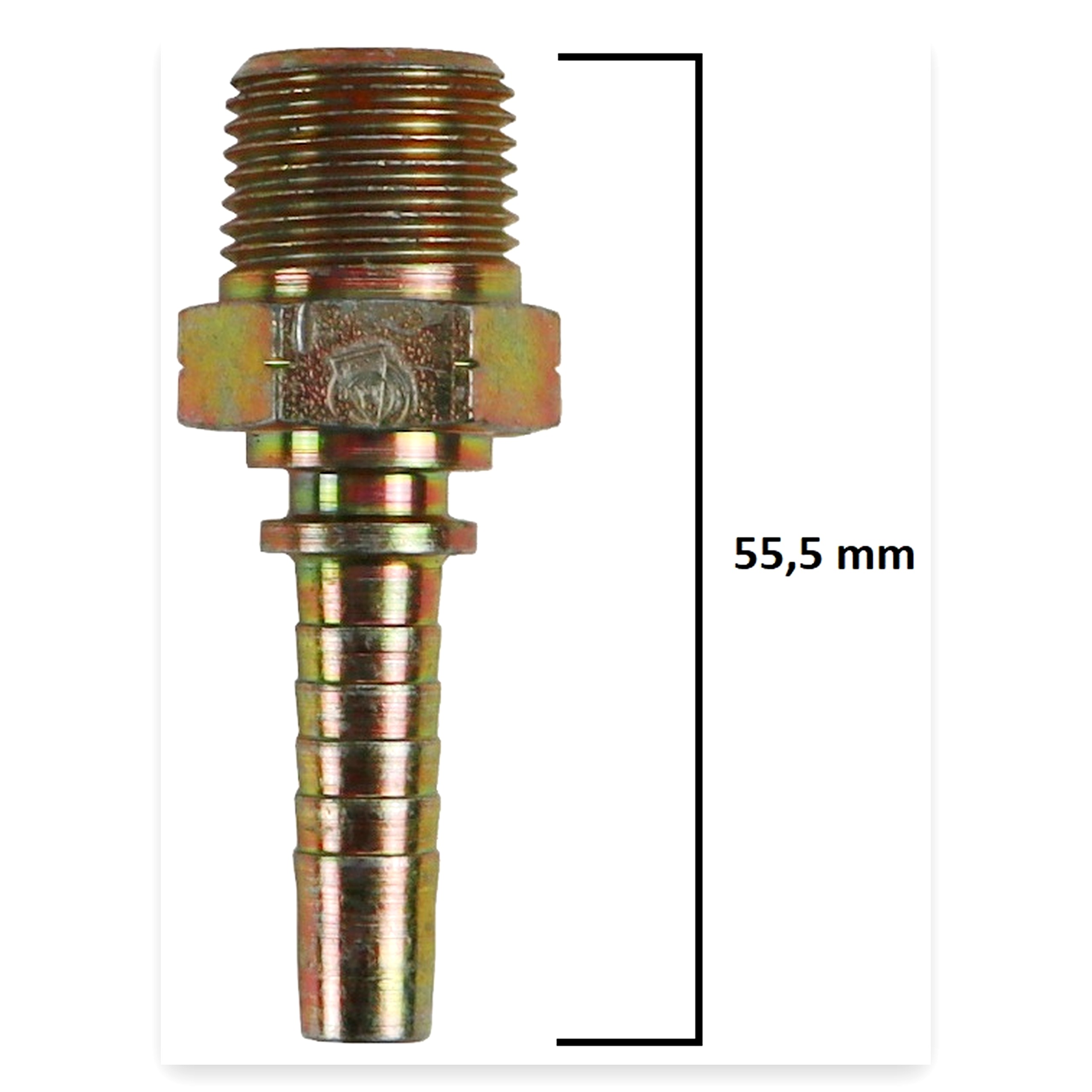 c4bff9d32d3a4d1e7f82ec995e8b384a.jpg Zakucie hydrauliczne - końcówka AGN DN8 gwint zewnętrzny NPTF 3/8"