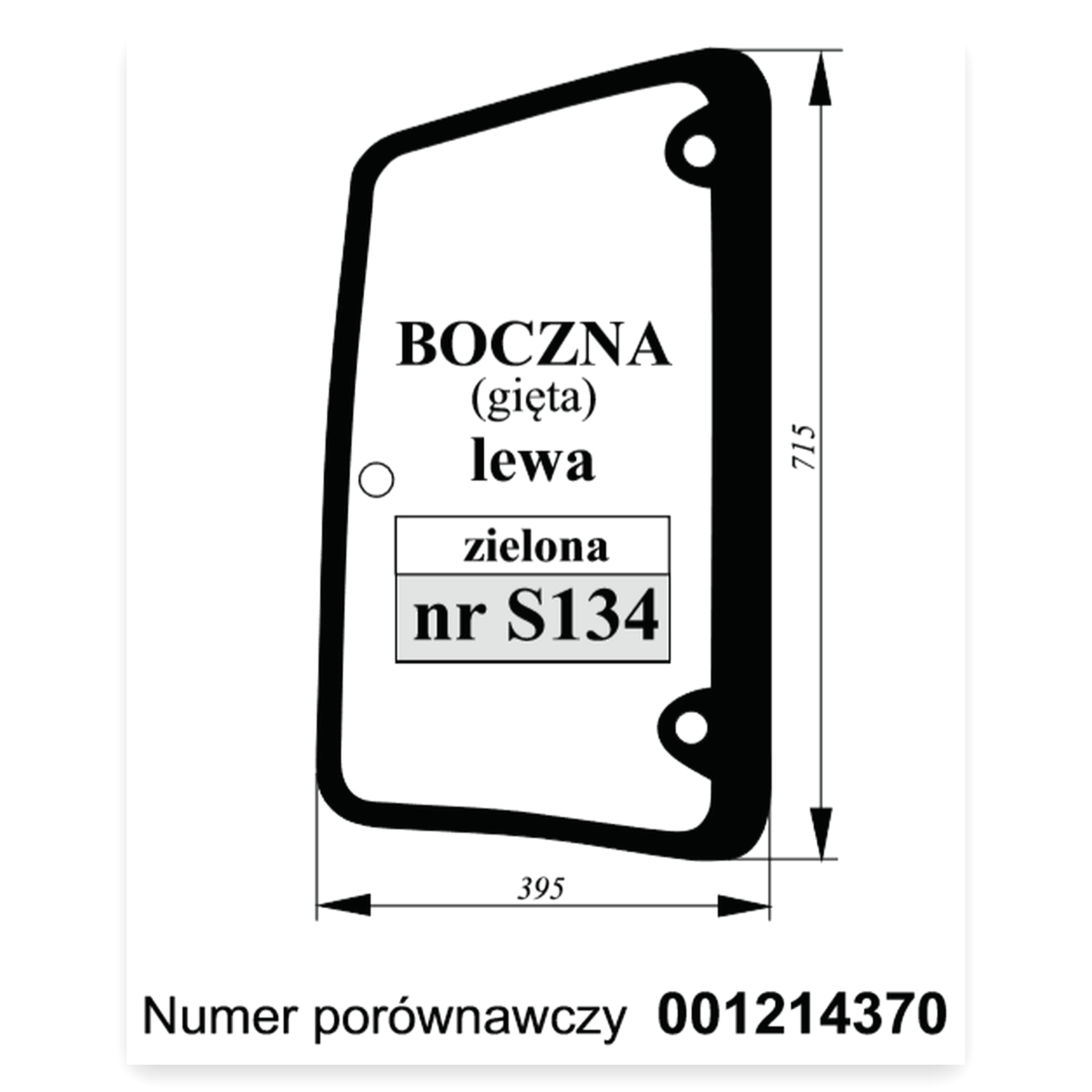 c6f45d19800b6c80a18276af8969bdc2.jpg Szyba boczna Deutz-Fahr Lamborgini Same lewa zielona gięta