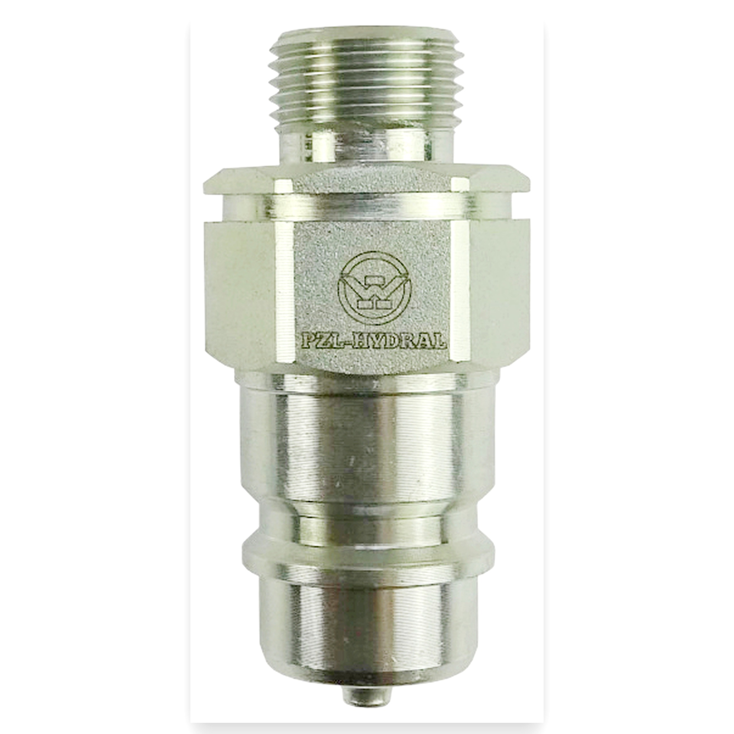 c77c271863afd1c12e9fd27f6f39fec6.jpg Szybkozłącze hydrauliczne wtyczka M18x1.5 gwint zewnętrzny EURO ( W)