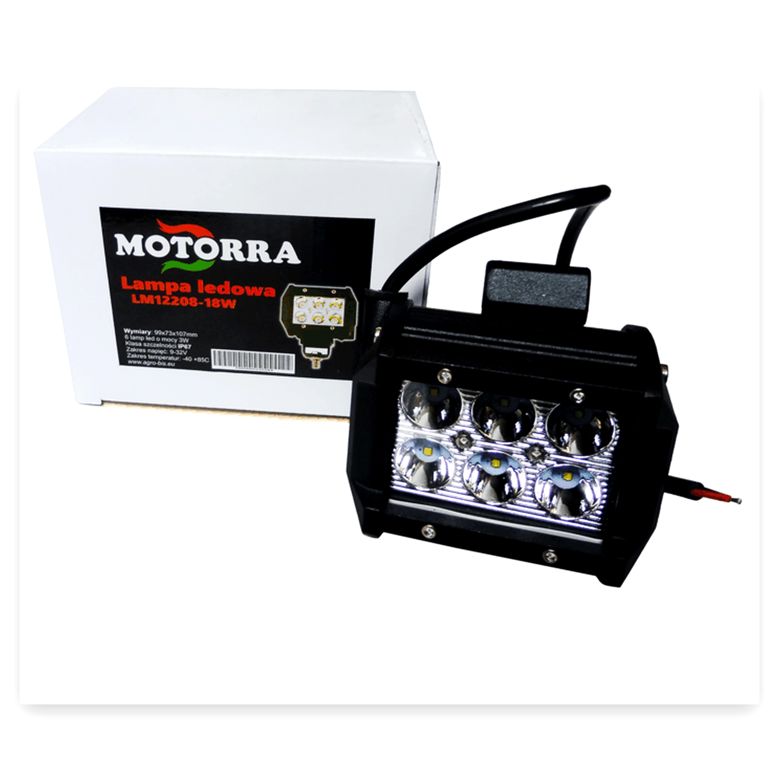 c8b23c1e177f1afef40eb6b6e5c3ff4c.jpg LAMPA ROBOCZA 6LED 1800lm MOTORRA do ładowacza D-99