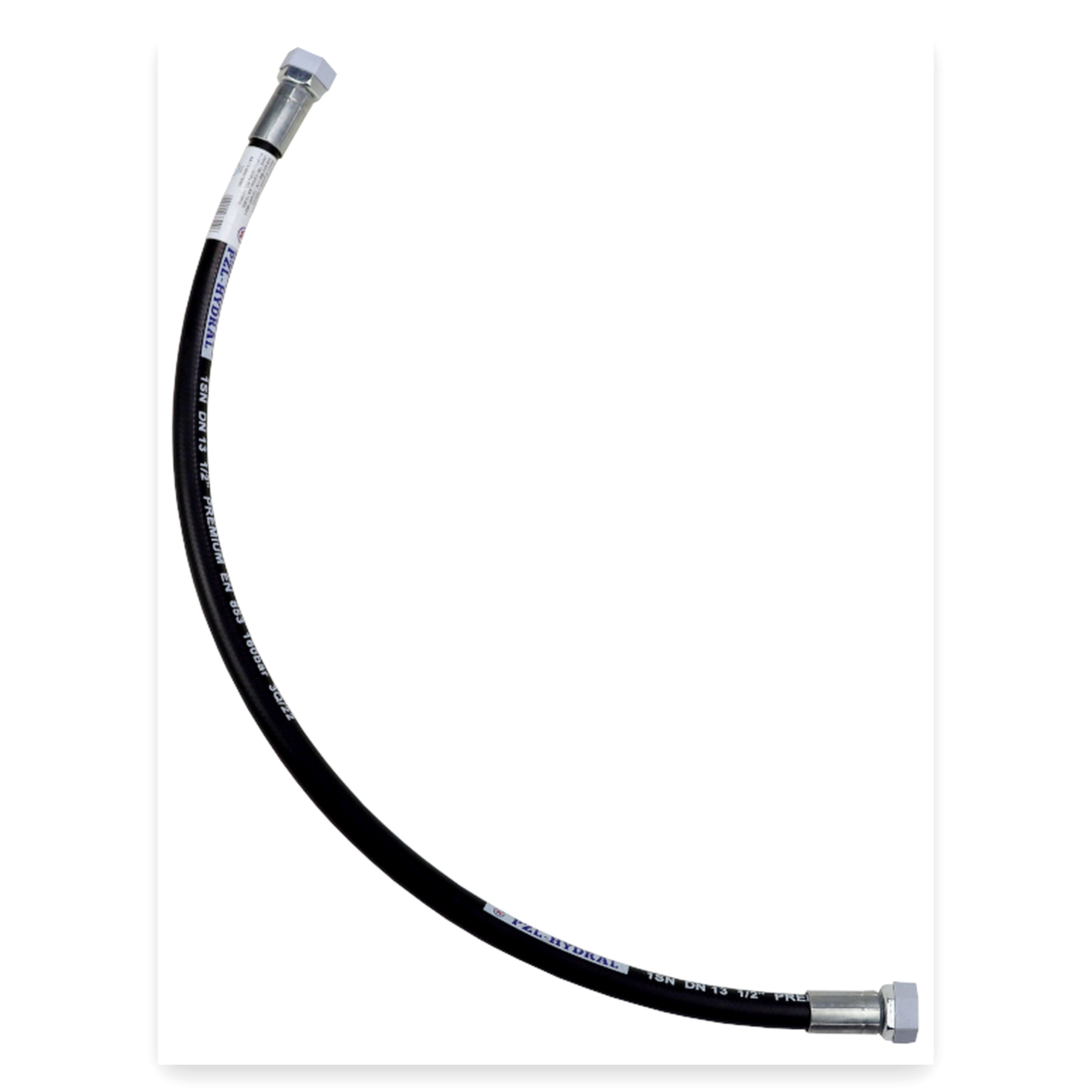 Przewód wąż hydrauliczny gwint M22x1,5 proste L-800 mm, UNHZ 750
