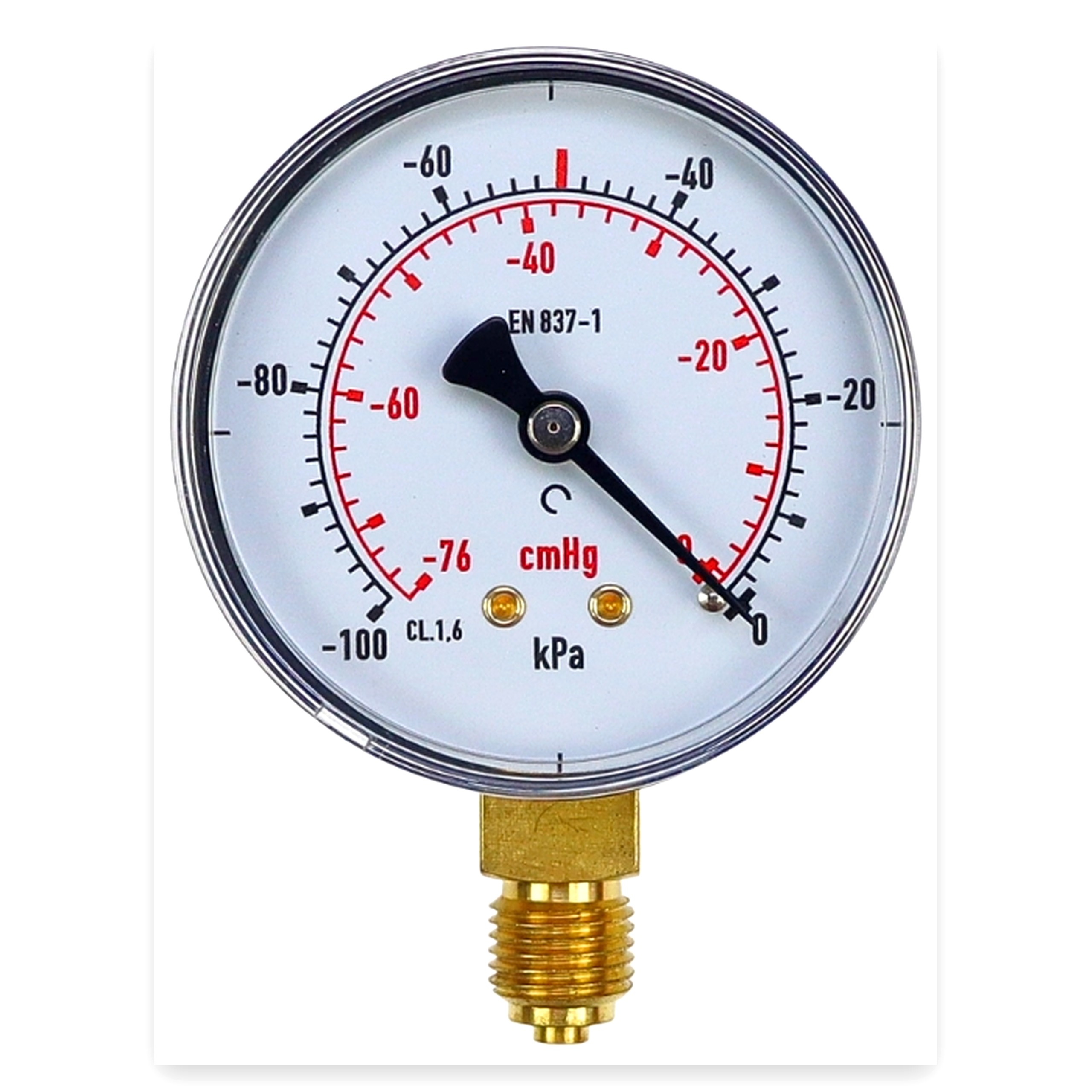 Wakuometr-W63 R -1-0 bar gwint1/4" 752 dojarka