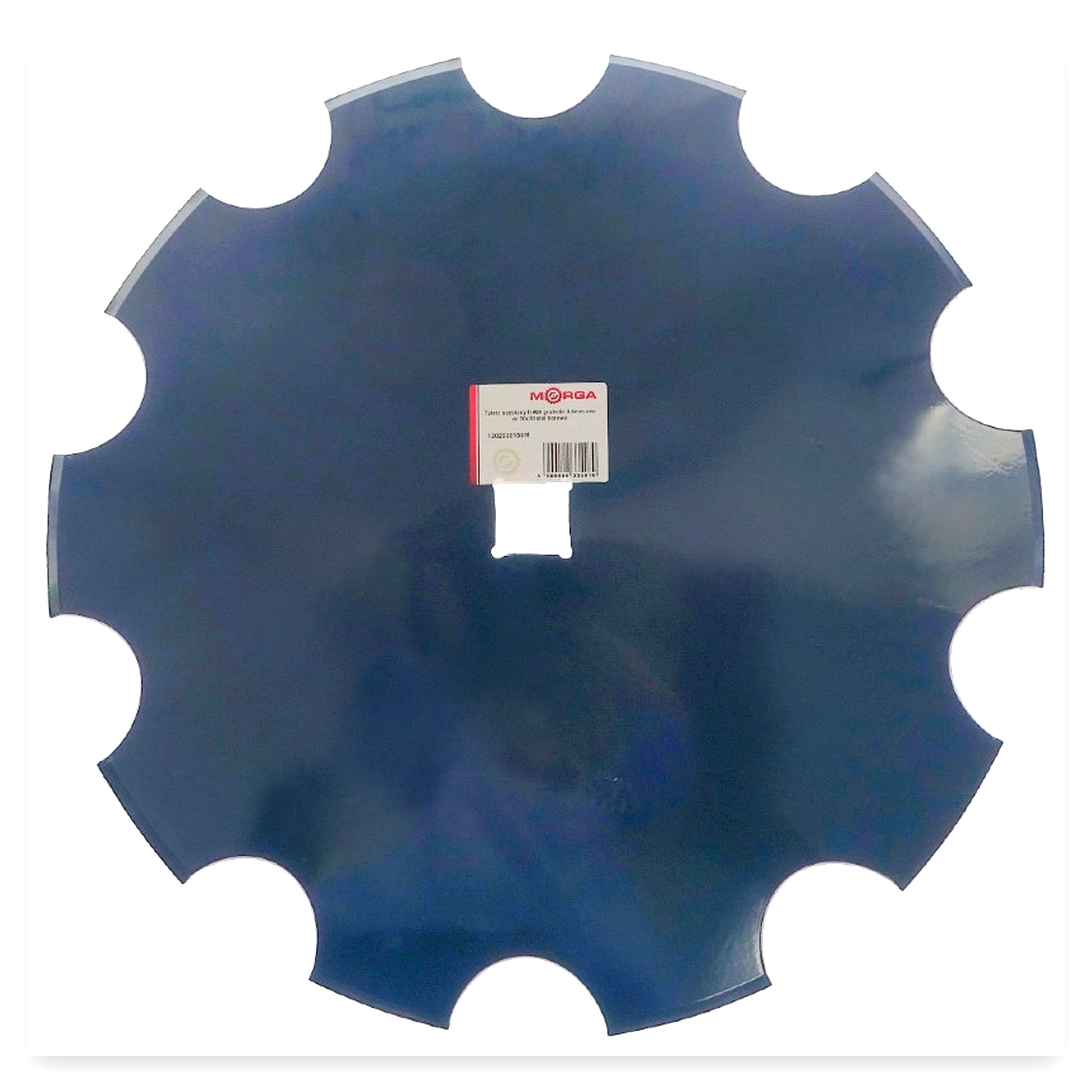 cd73722d51112387674ef2bb5464376f.jpg Talerz uzębiony FI-460 mm, grubość 4 mm mocowanie na osi otwór 30x30
