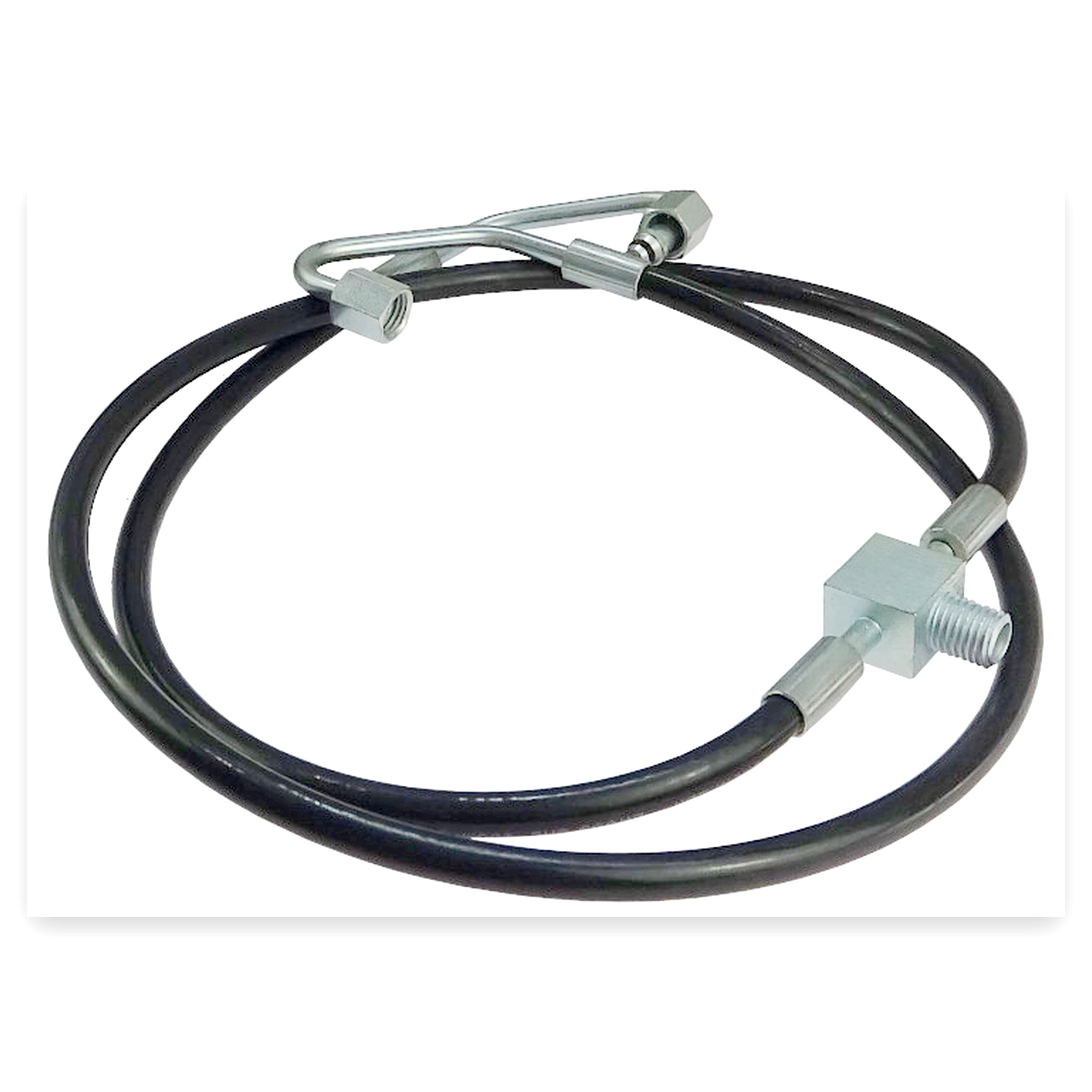 Przewód wąż termoplastyczny kompletny z kostką M12x1,5 L-1283 mm