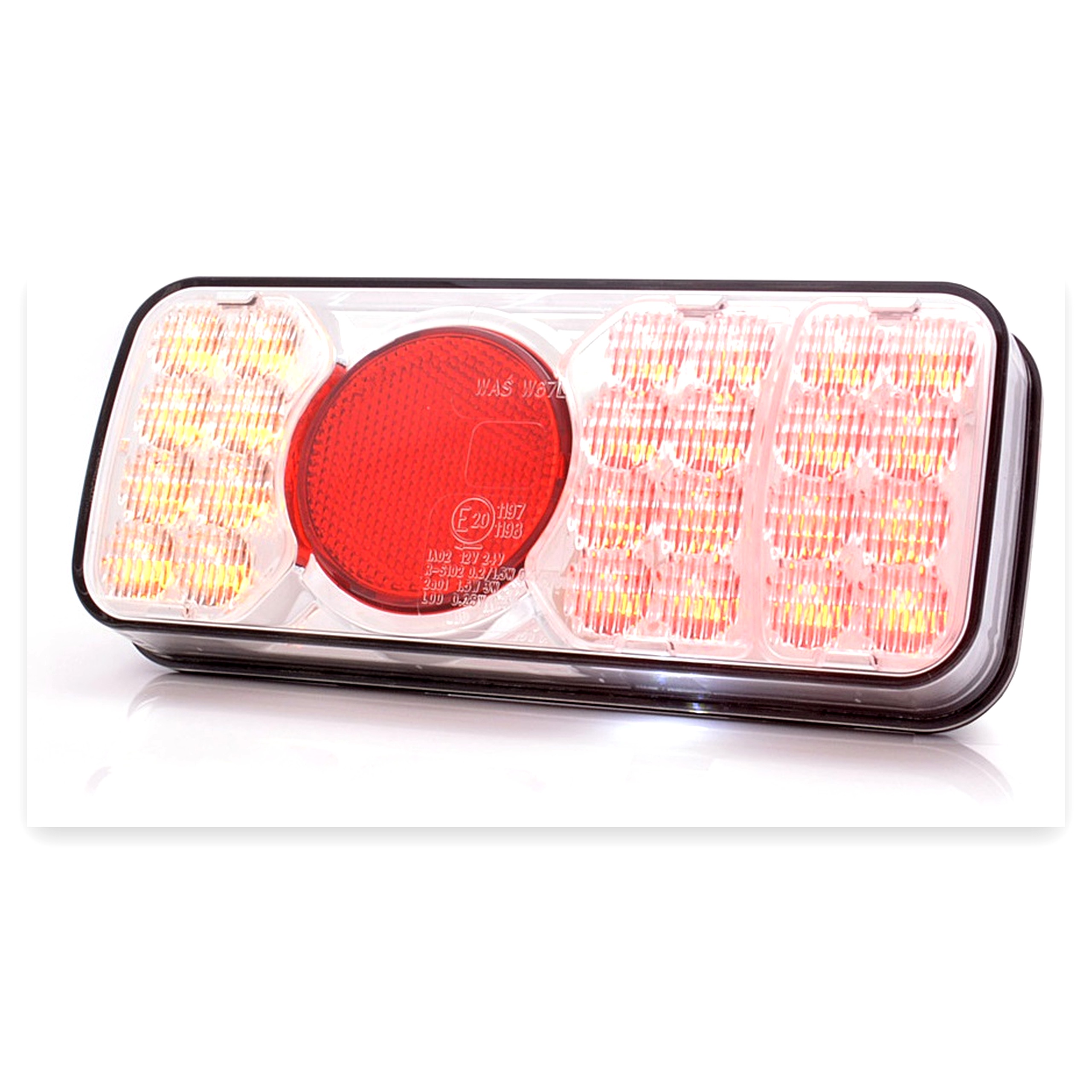 d270dee02a275270c0692a0b5885a6ba.jpg Lampa tylna zespolona diodowa W66P 6-funcyjna oświetlenie tablicy