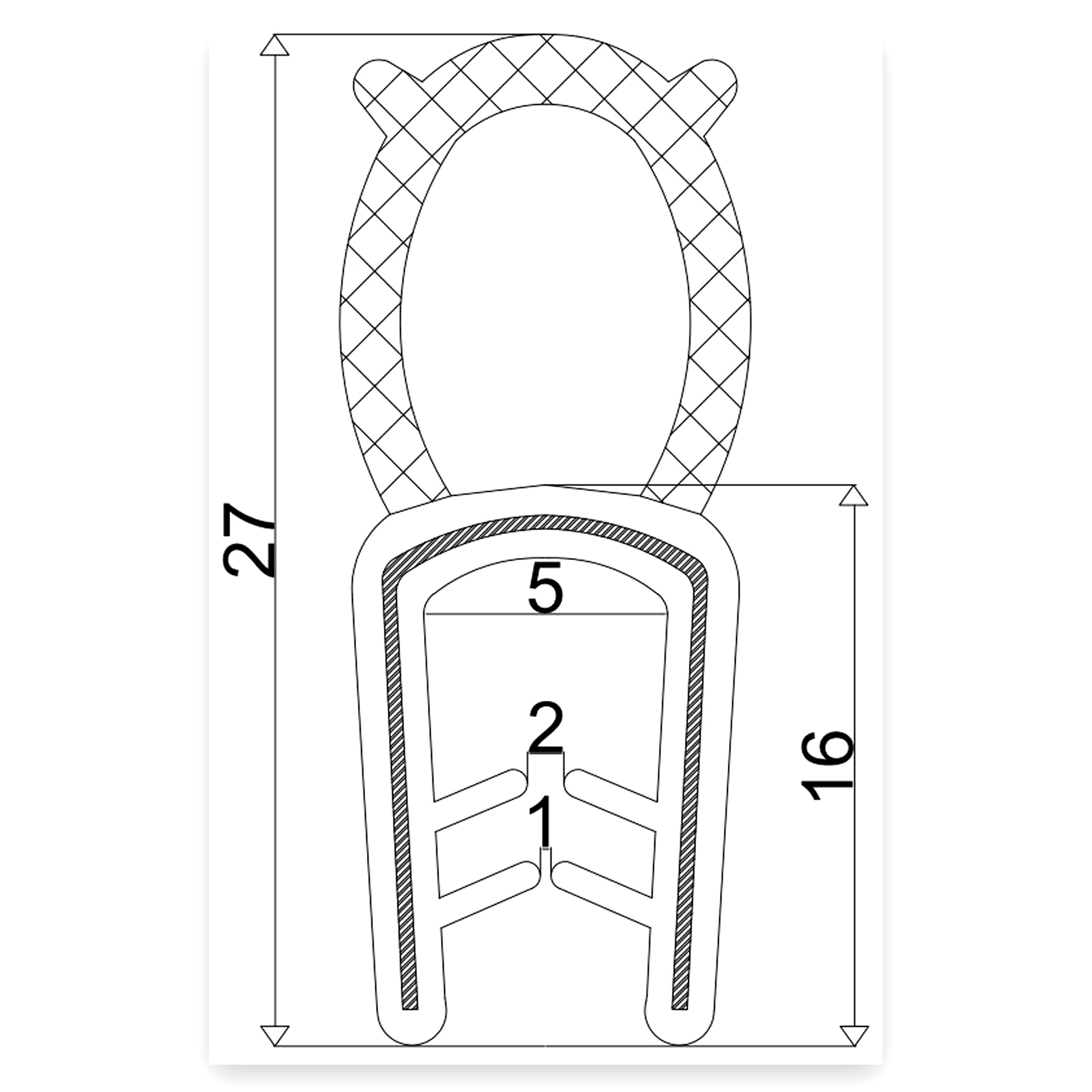 d2cc058183d737916db79953c8e0d886.jpg Uszczelka gumowa zbrojona krawędziowa (odcinek 25 m) TDZ_C