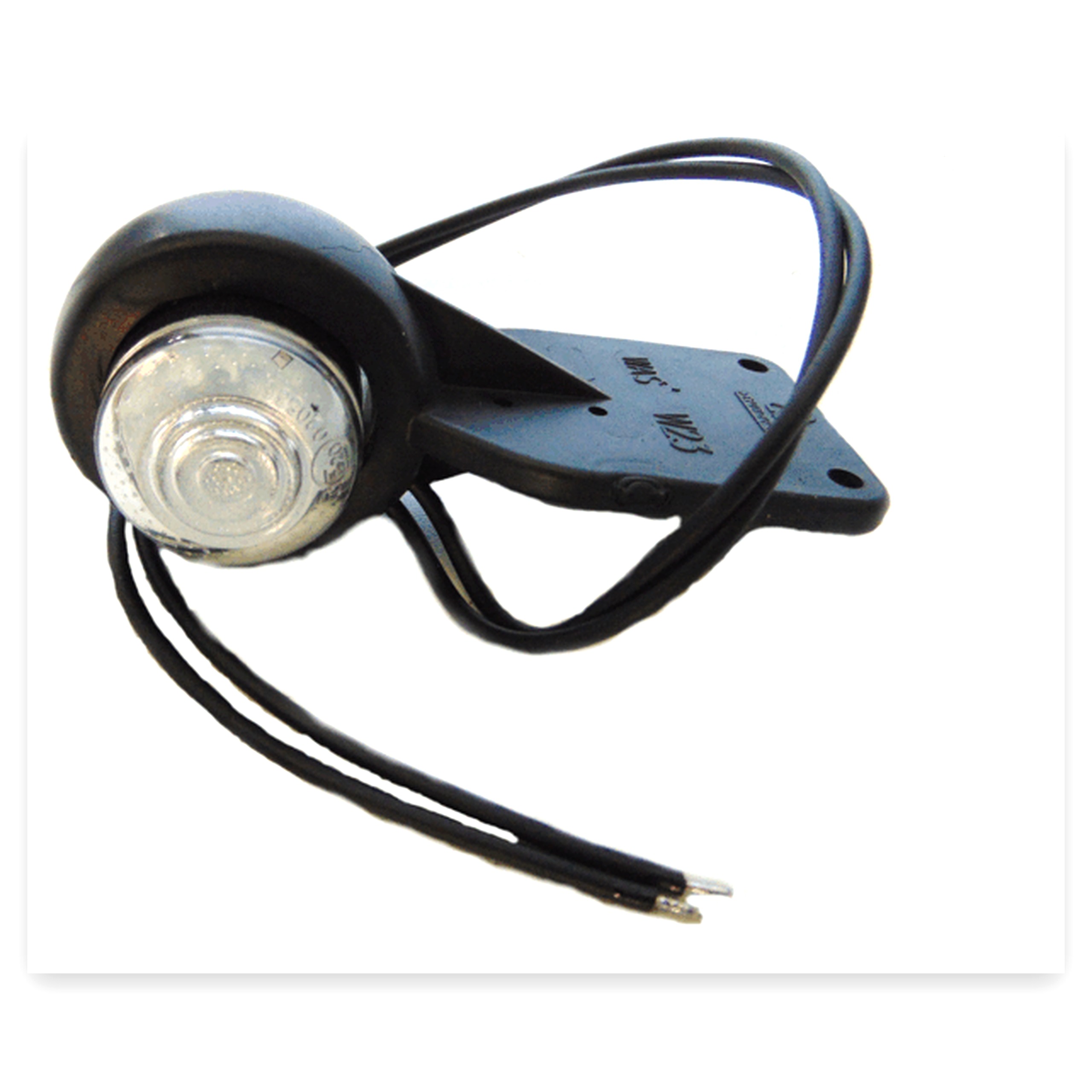 d35ad404d66ee1a9de9150e72b694057.jpg Lampa obrysowa przednio-tylna W23 V wodoodporna IP68 LED Biała